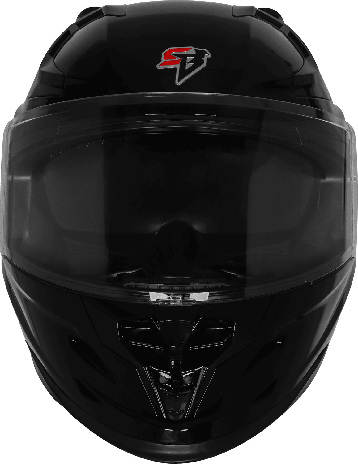 Image of Steelbird Air SBH-61 ISS SXE Glossy Black Full Face TPE EDITION With Extra Visor 580MM Medium Motorsports Helmet