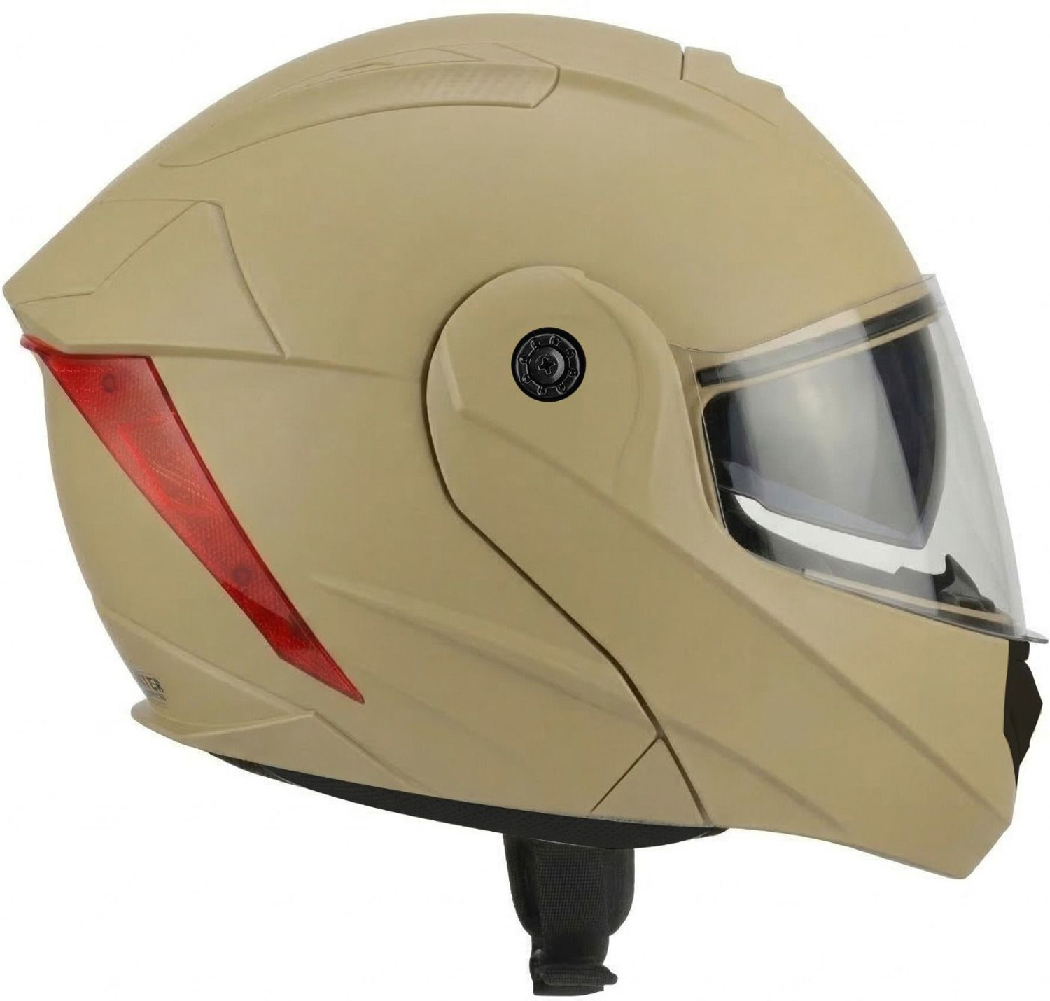Image of RYDR AC Dx - Desert Storm, Full Face, Lightweight, Strong Shell, Comfortable Padding Motorbike Helmet (Beige)