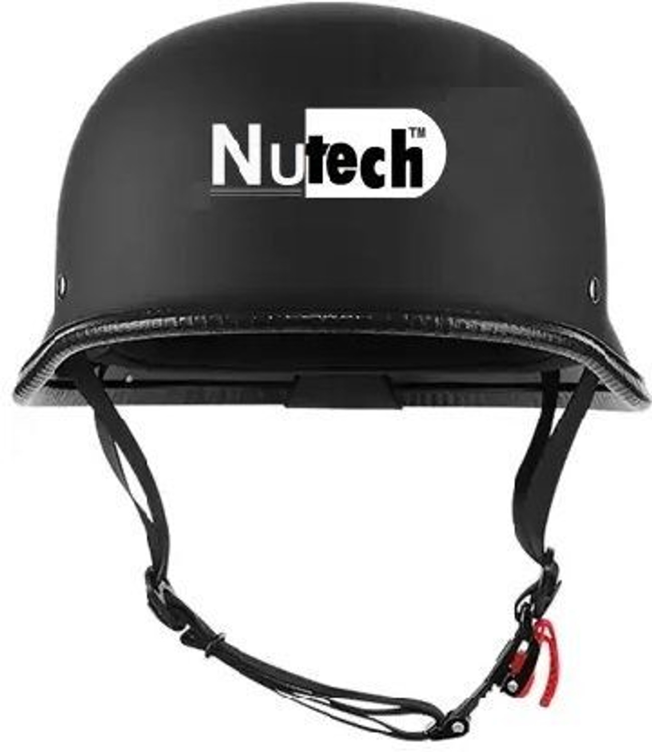 Image of Nutech Motorcycle Helmet German Style Half Helmet Skull Cap Adult Men Women Half Motorbike Helmet