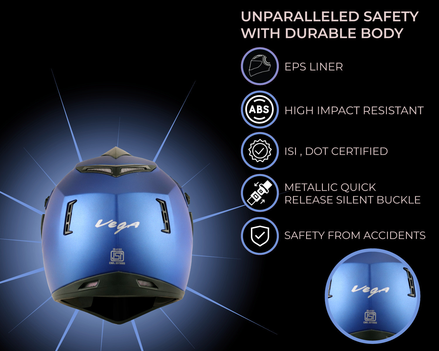 Image of VEGA Off Road D /V Motorbike Helmet