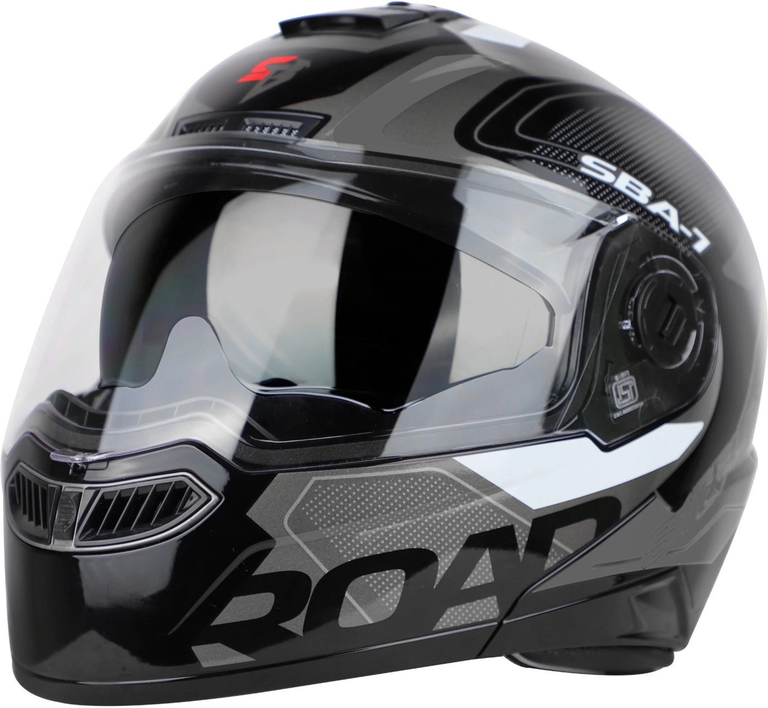 Image of Steelbird Air SBA-7 ROAD D /V Motorbike Helmet