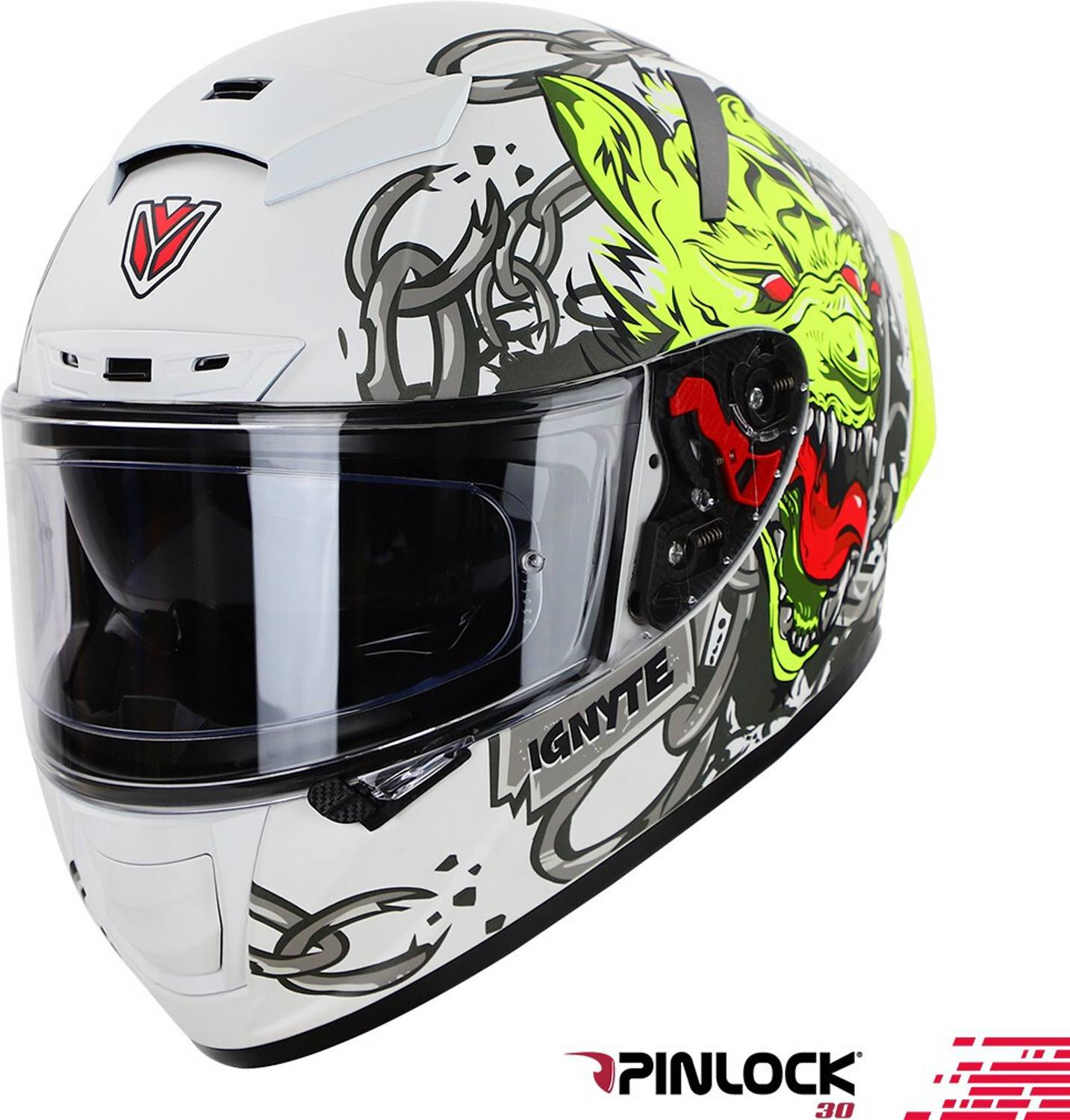 IGNYTE IGN-4 Hyena Full Face Graphics Helmet - Image 2