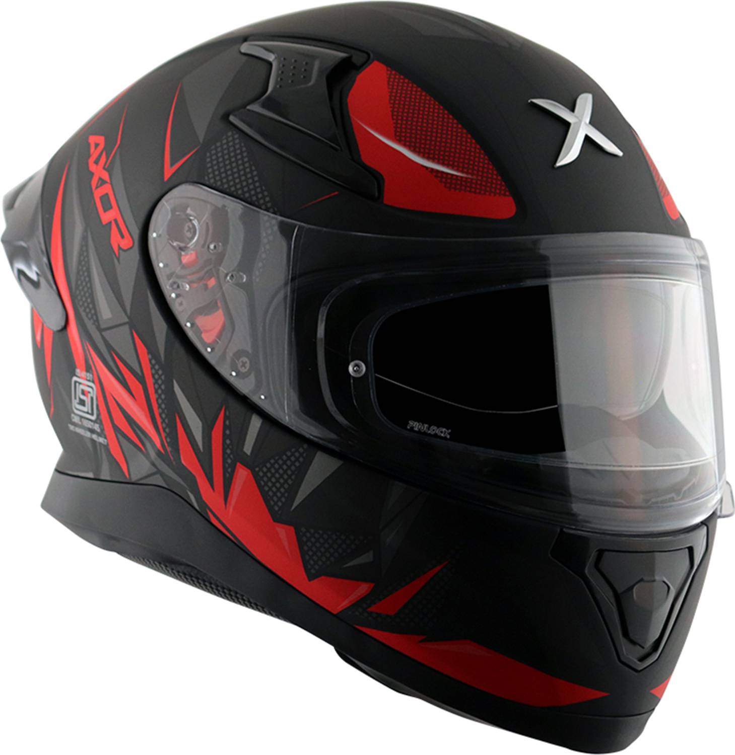 Axor Apex Hunter Motorbike Helmet Black - Image 3