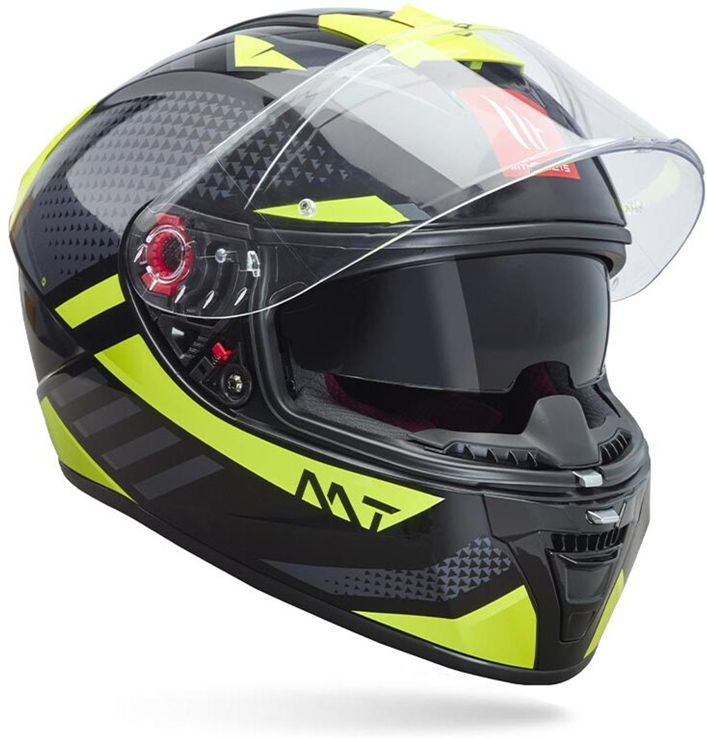 Image of MT HELMETS BLADE 2 SV - RHAPSODY B3 FLUOR GLOSS Motorbike Helmet