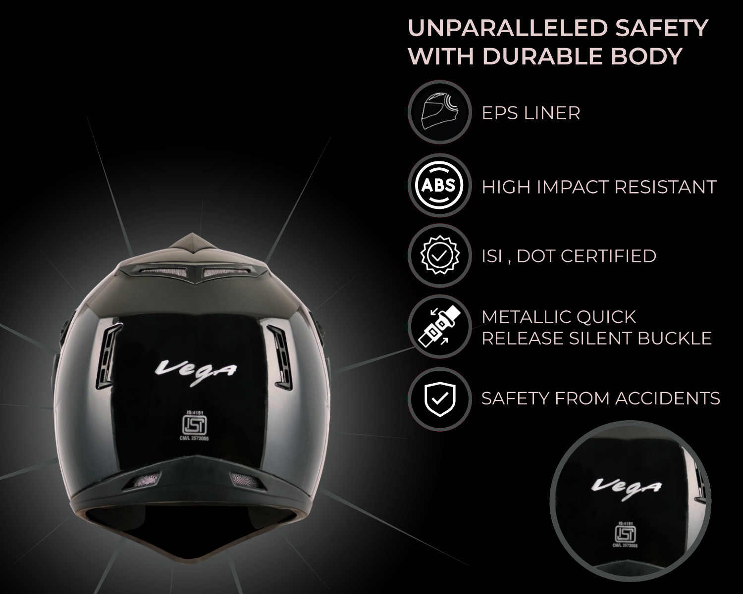 Image of VEGA Off Road D /V Motorbike Helmet
