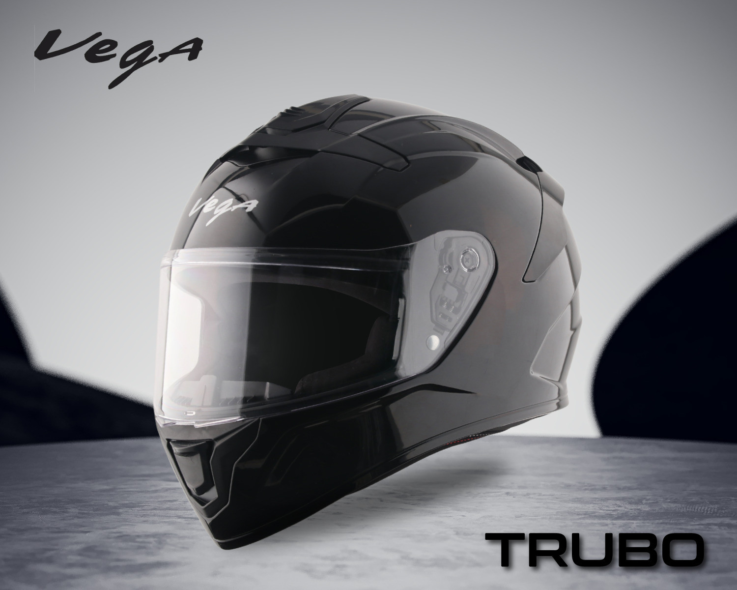 Image of VEGA VF-10 Turbo Solid Motorbike Helmet