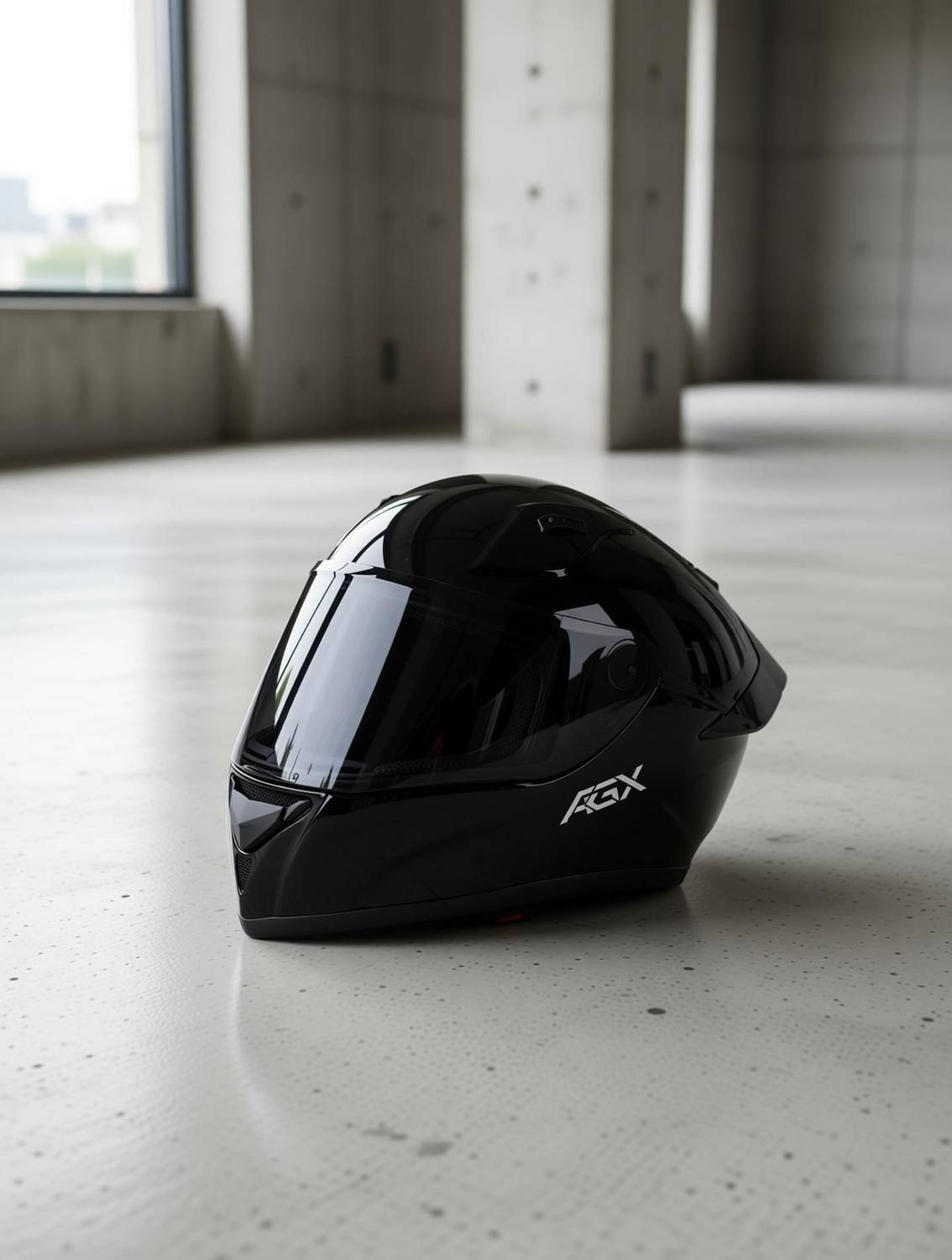 FOROLY Bolt ABS Motorbike Helmet with Sunvisor - Image 3