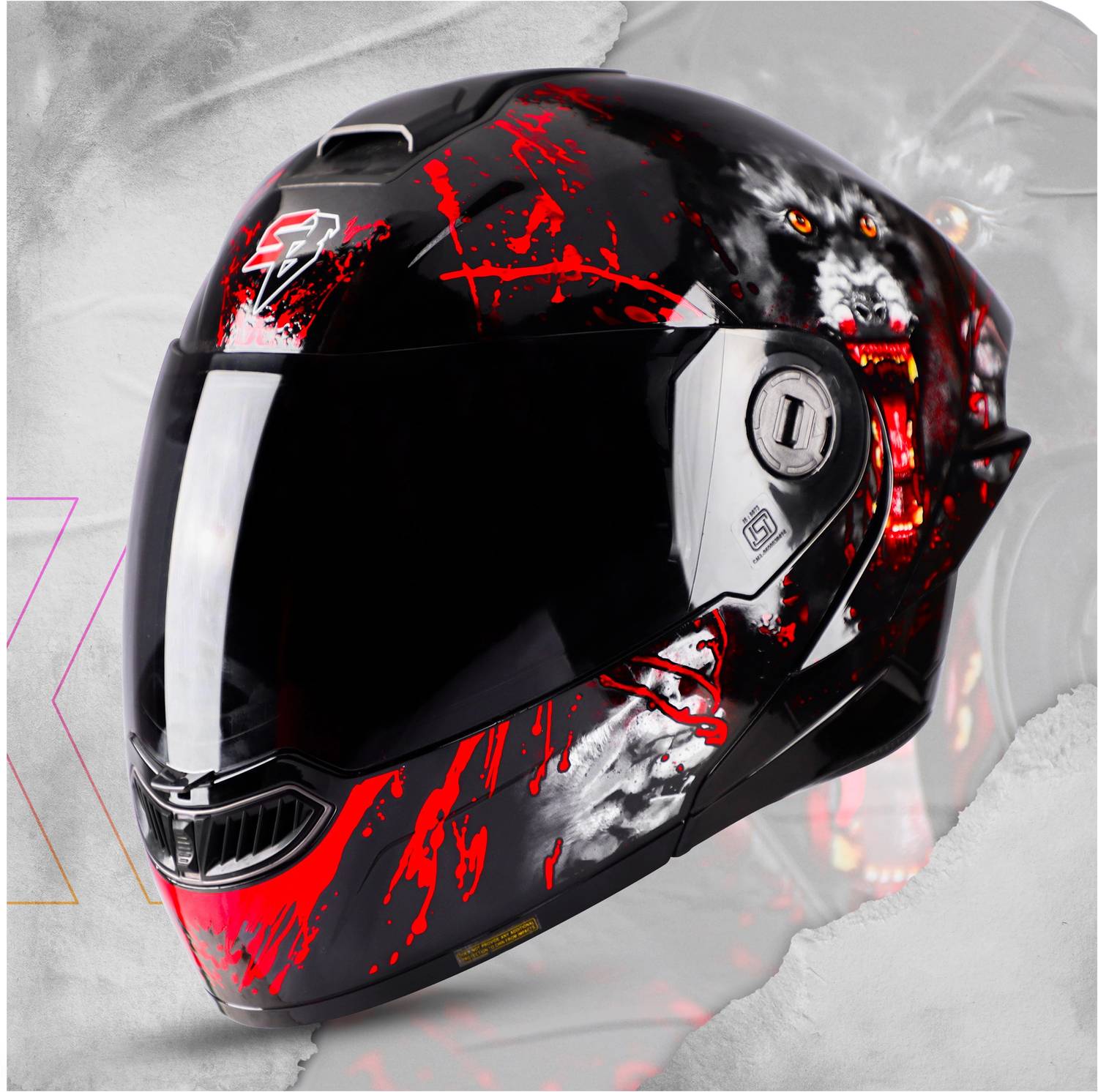 Steelbird SBA-8 Roar Flip-Up Helmet - Image 3