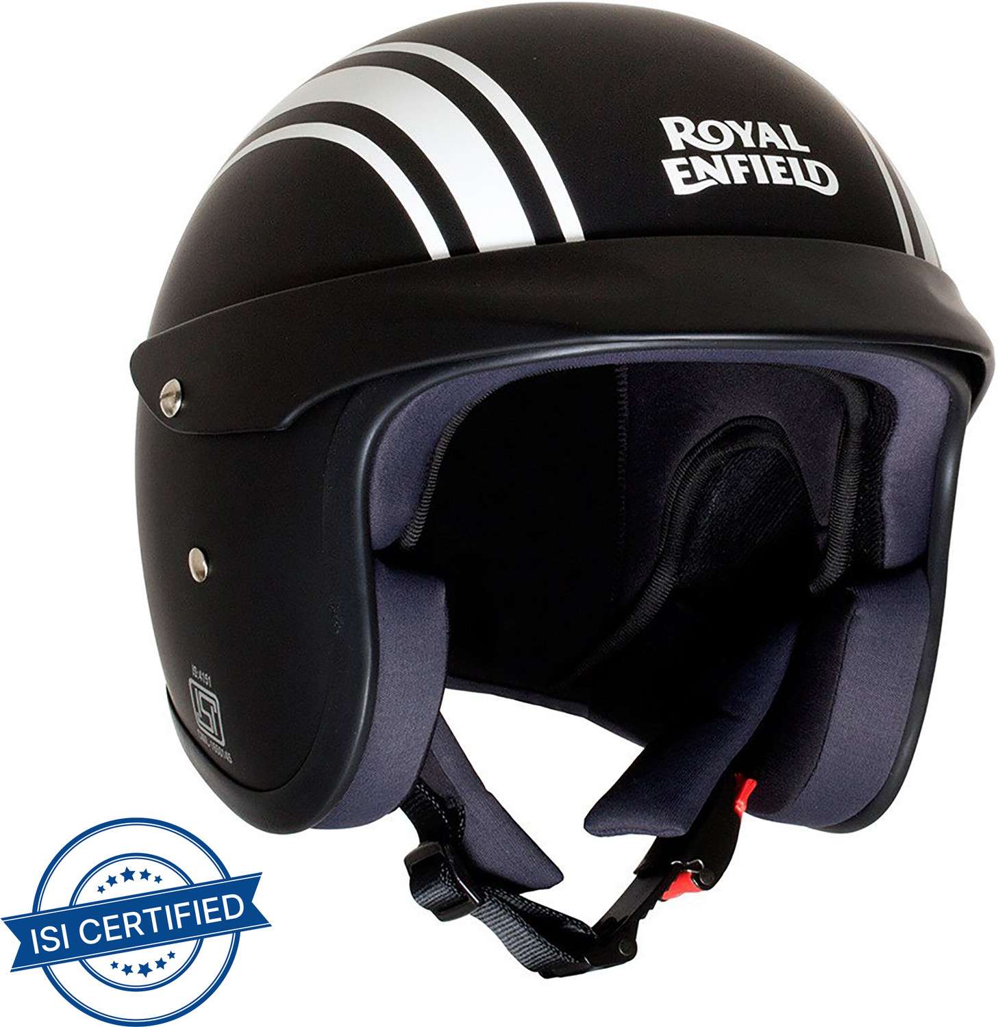 Image of ROYAL ENFIELD Open Face with Peak Helmet Motorbike Helmet
