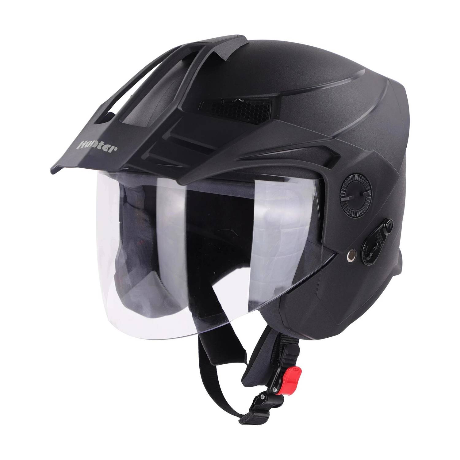 Steelbird SBH-23 Hunter ISI Certified Open Face Helmet Motorbike Helmet