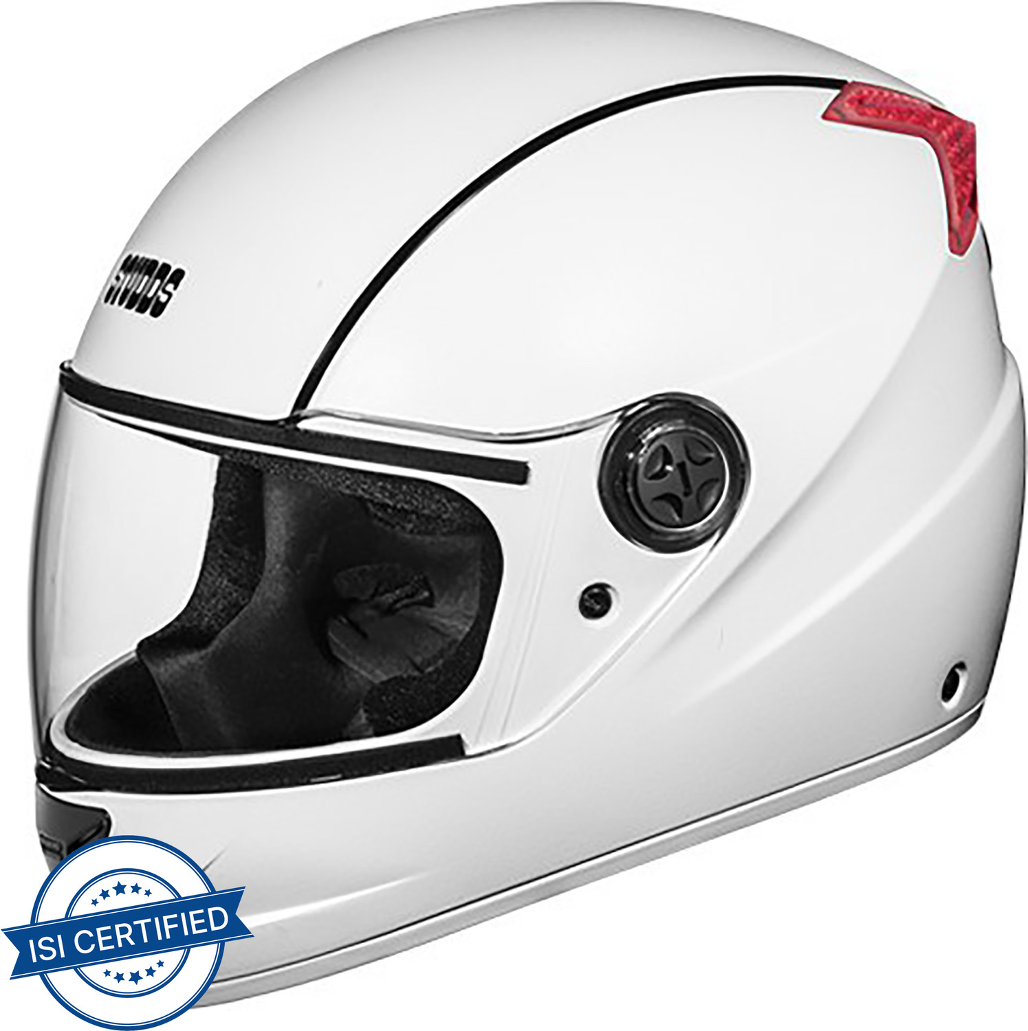 Image of STUDDS Professional Motorsports Helmet (White And Black)