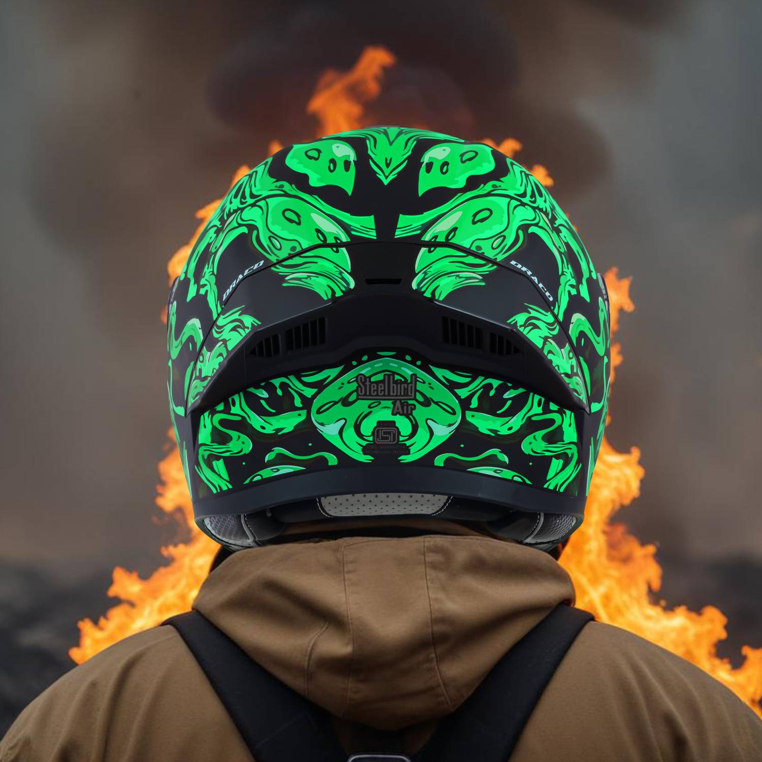 Steelbird SBA-20 Draco Flip-Up Helmet - Image 3