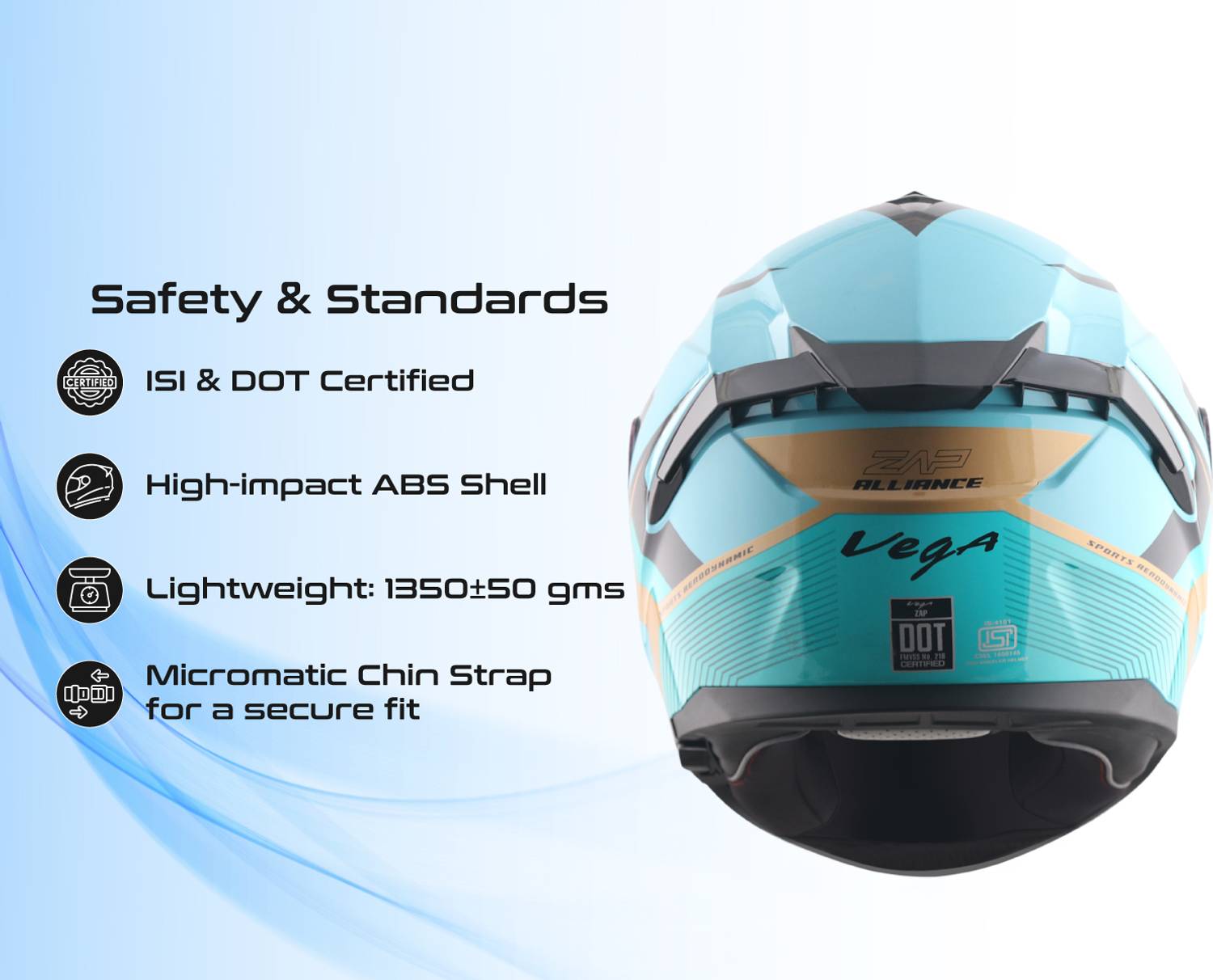 VEGA Zap DV Alliance Motorbike Helmet - Buy VEGA Zap DV Alliance