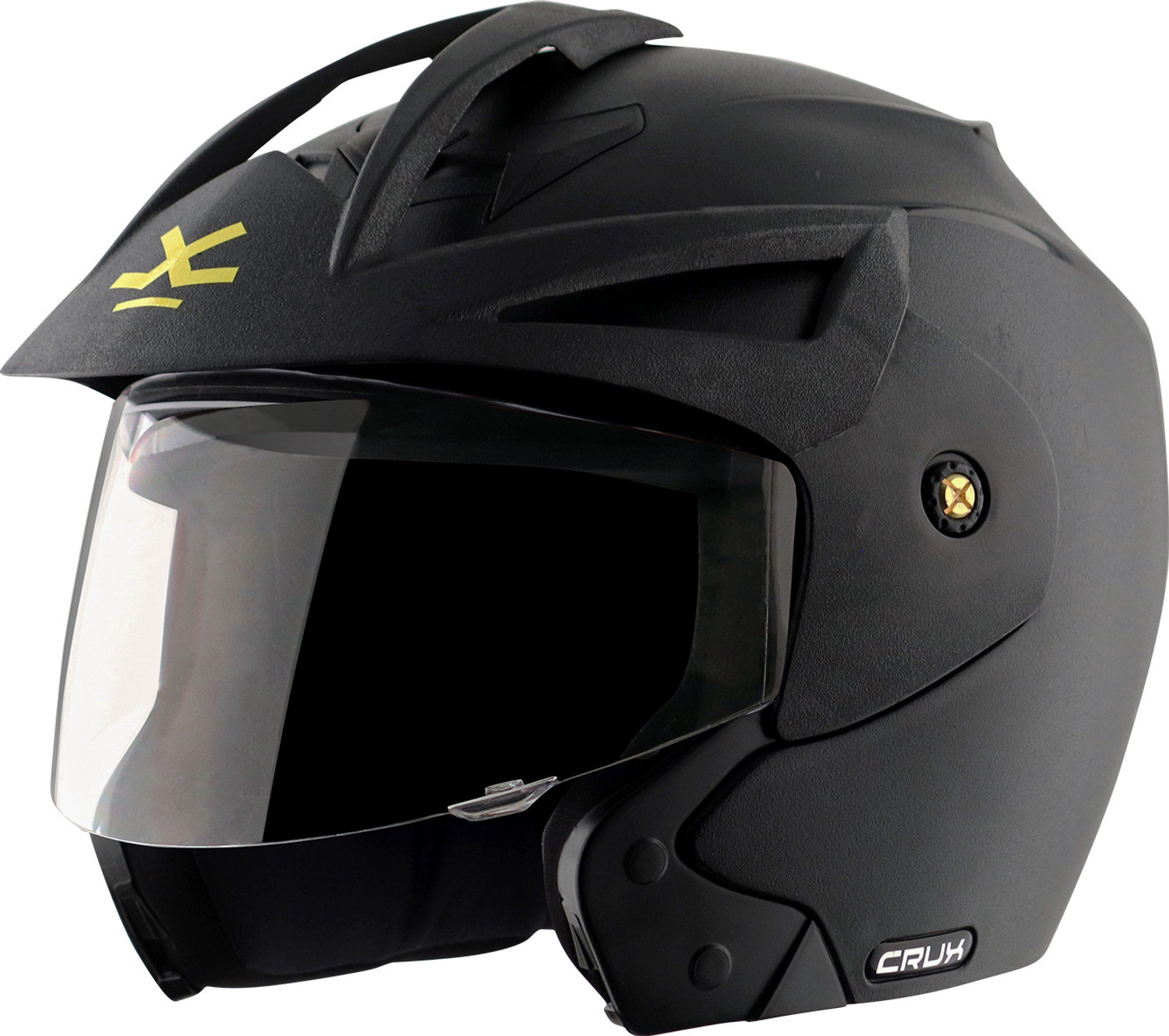 Image of WROGN Rogue Motorbike Helmet (Black Yellow)