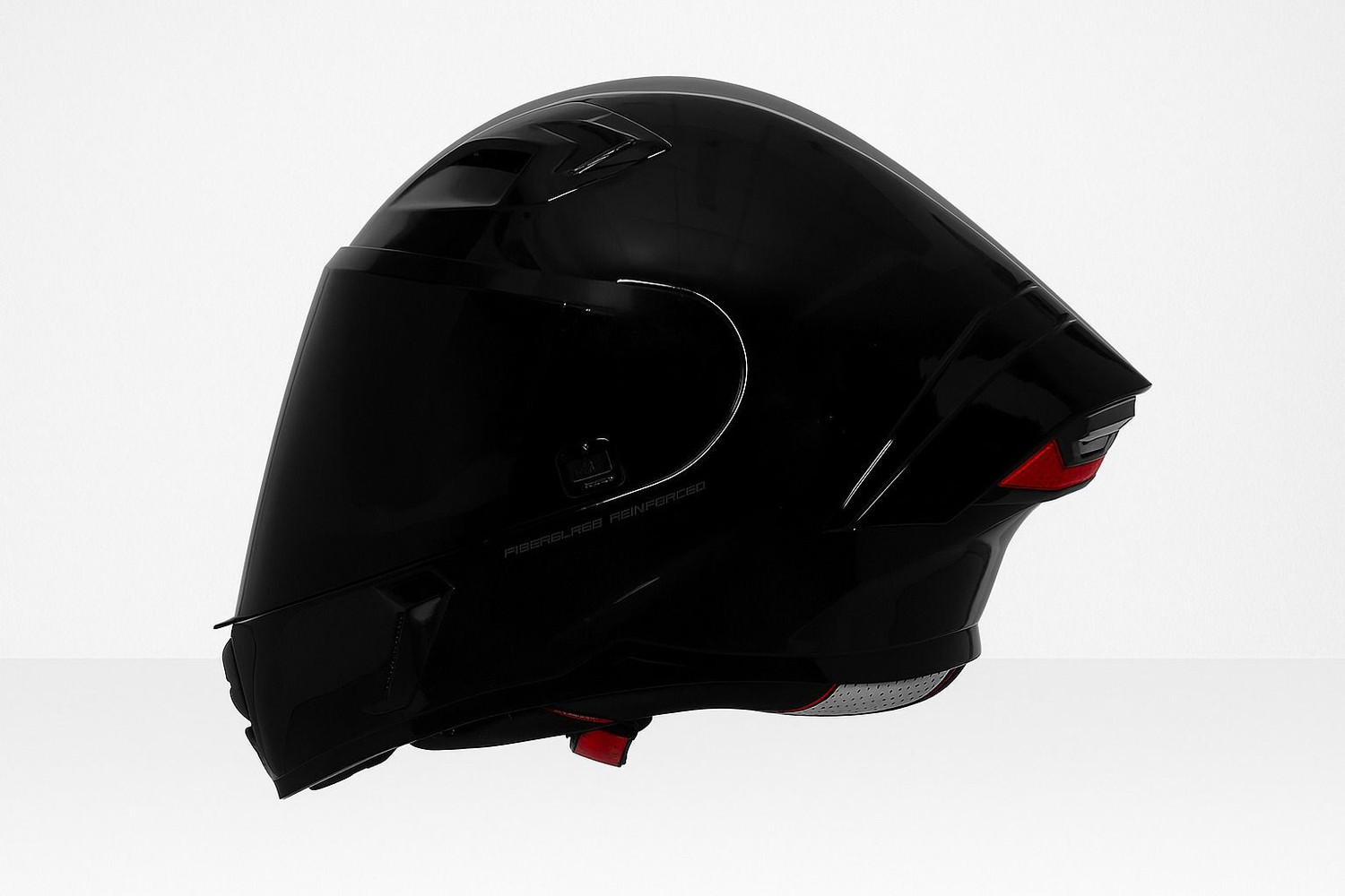 Image of Steelbird Air Sba-11 ISS Tornado Dot & ISI Certified Full Face with Red Reflector Medium Motorsports Helmet