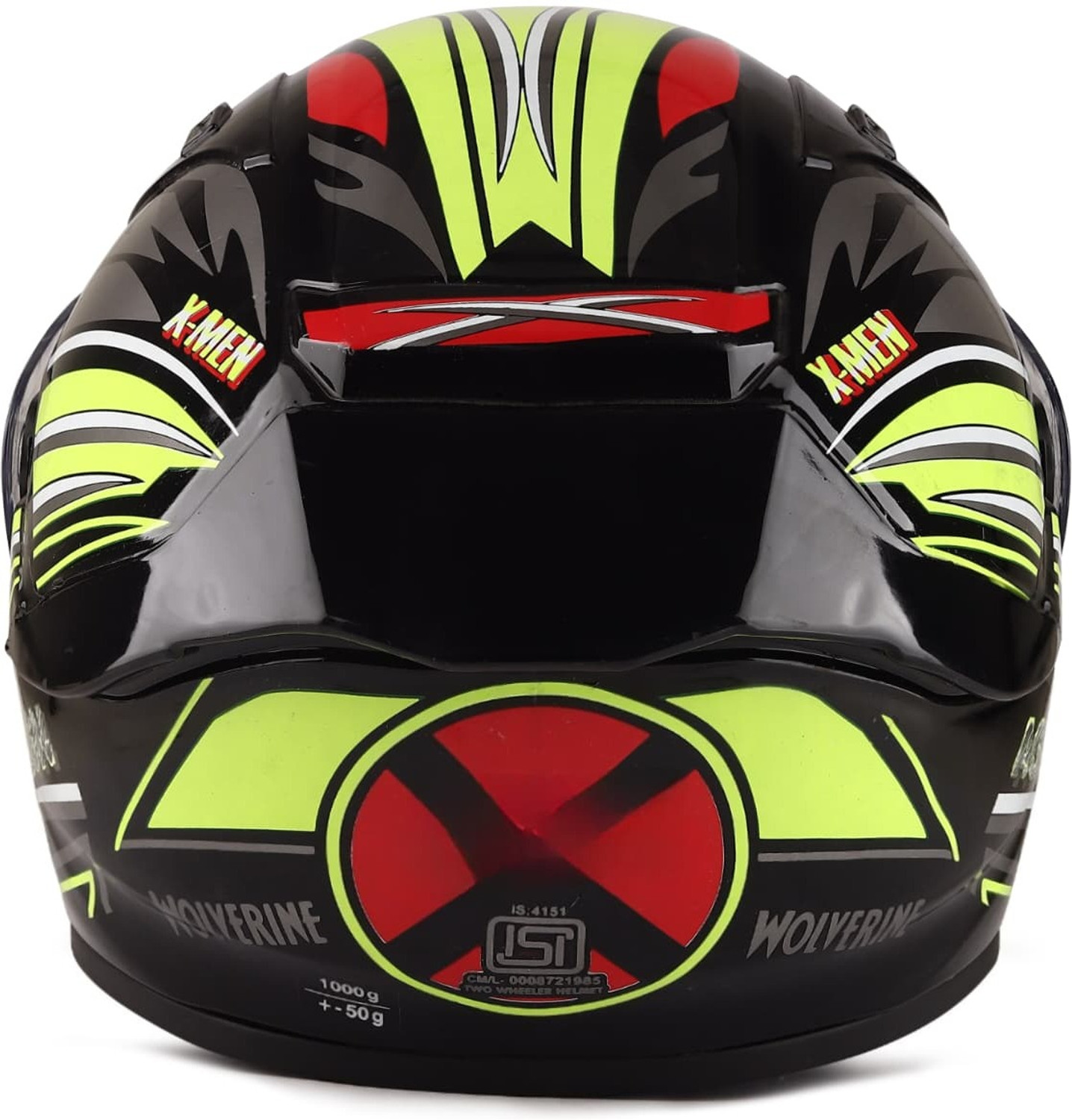 Image of IRONVAULT ISI Certified, ABS Material Unisex with Unbreakable Visor Motorbike Helmet