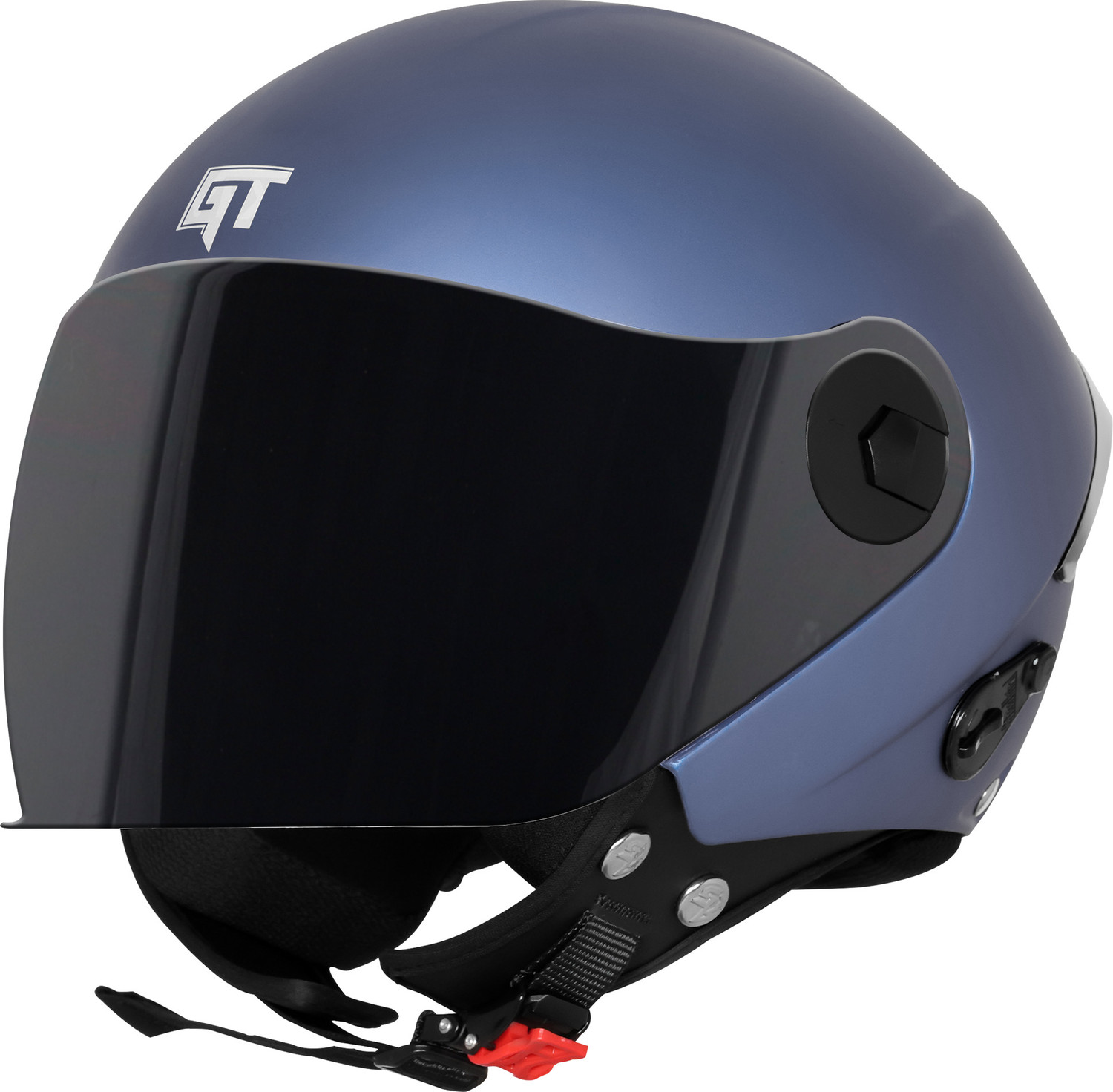 Image of Steelbird SBH-64 GT Reflector ISI Certified Open Face Helmet for Women and Men Motorbike Helmet
