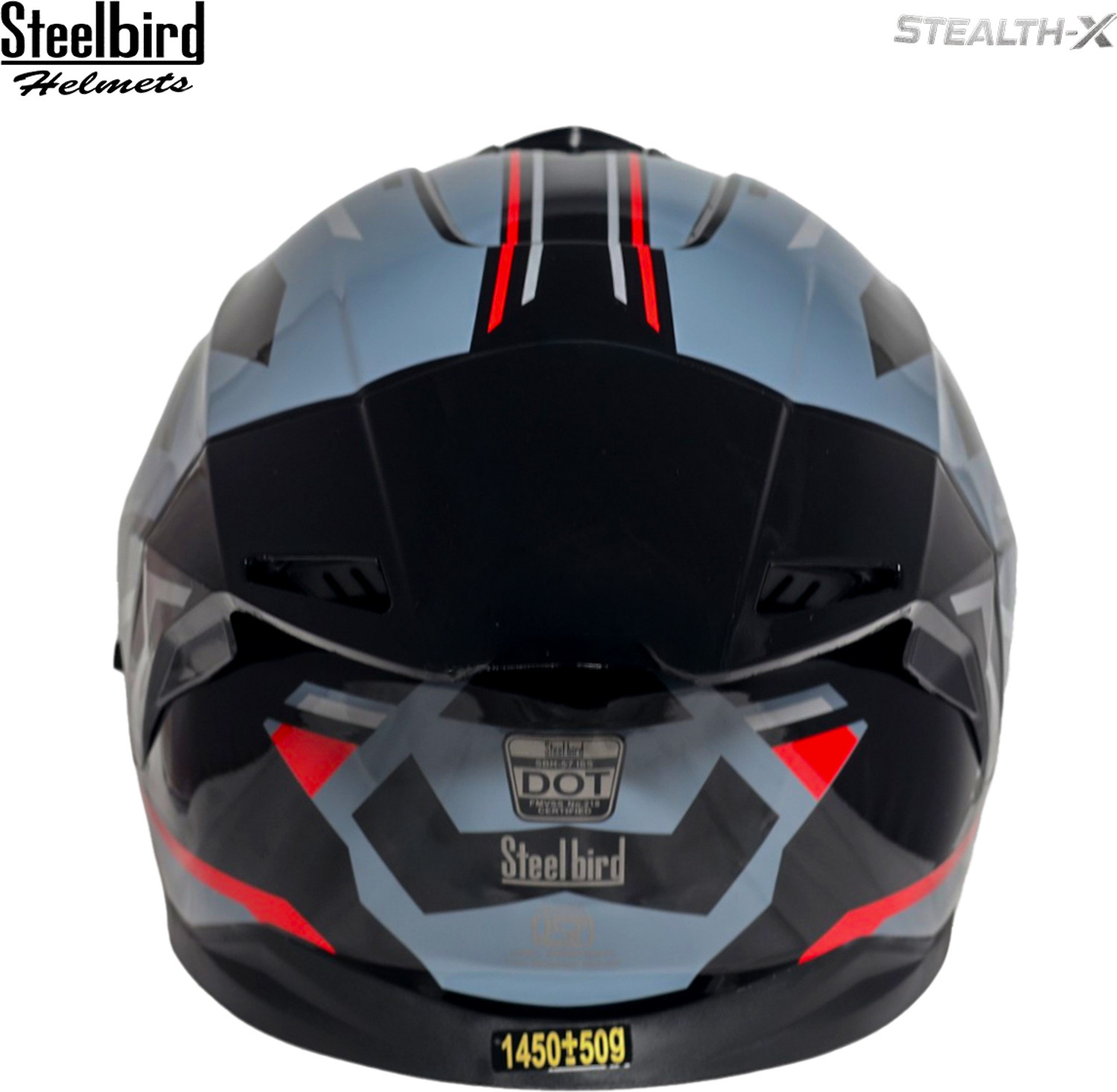 Steelbird Air SBH-57 ISS Fighter Stealth X ISI /DOT Certified Full Face ...