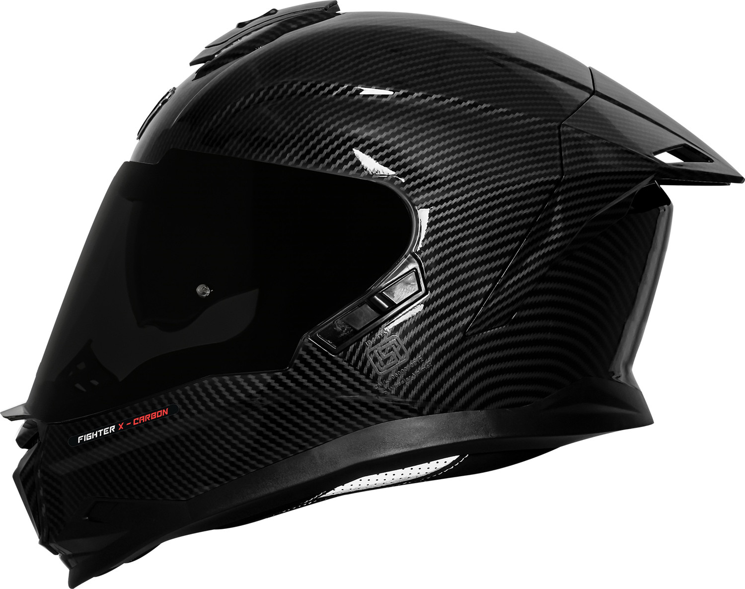 Image of Steelbird SB-120 Fighter Carbon ECE 22.06 Certified Full Face Pinlock Helmet For Men Motorbike Helmet