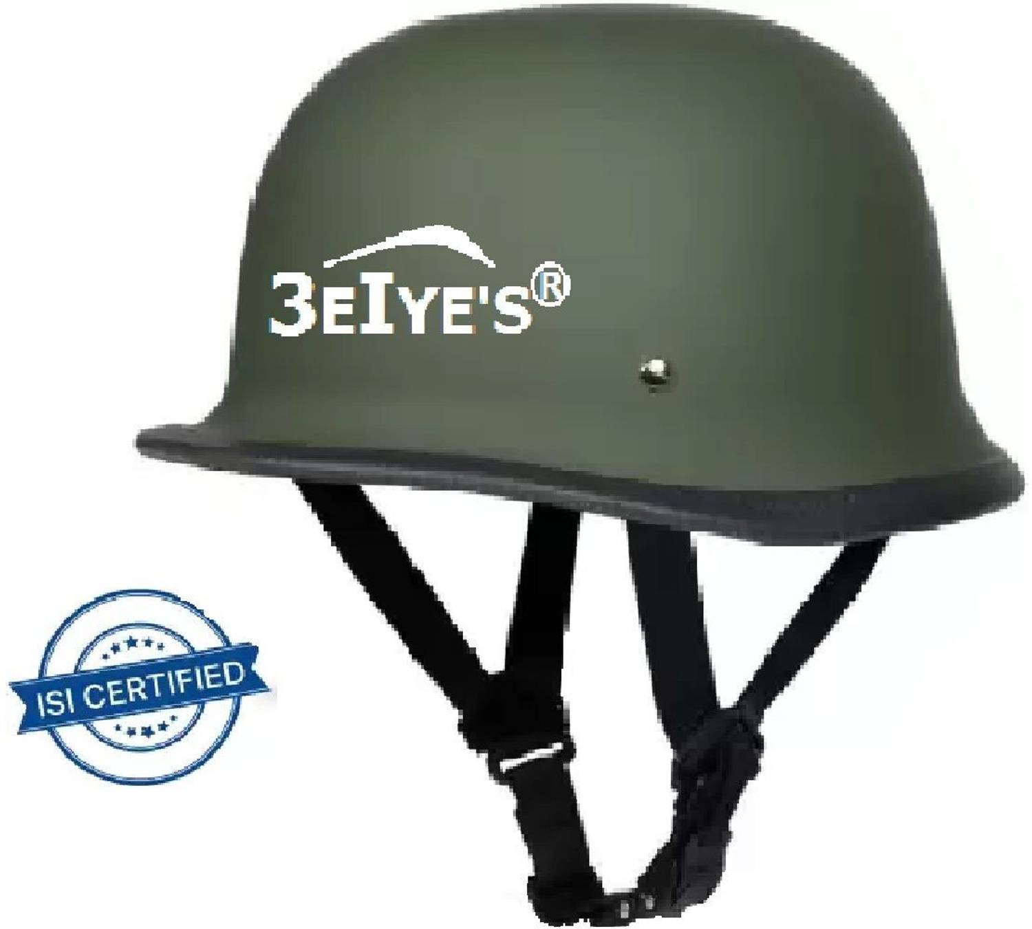 3eiye`s German Retro Plus Open Face Motorbike Helmet Motorbike Helmet