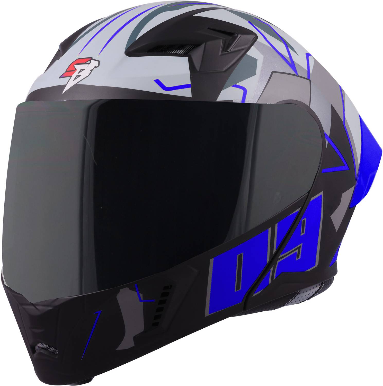Steelbird SBA-20 09 Flip-Up Graphic Helmet - Image 1