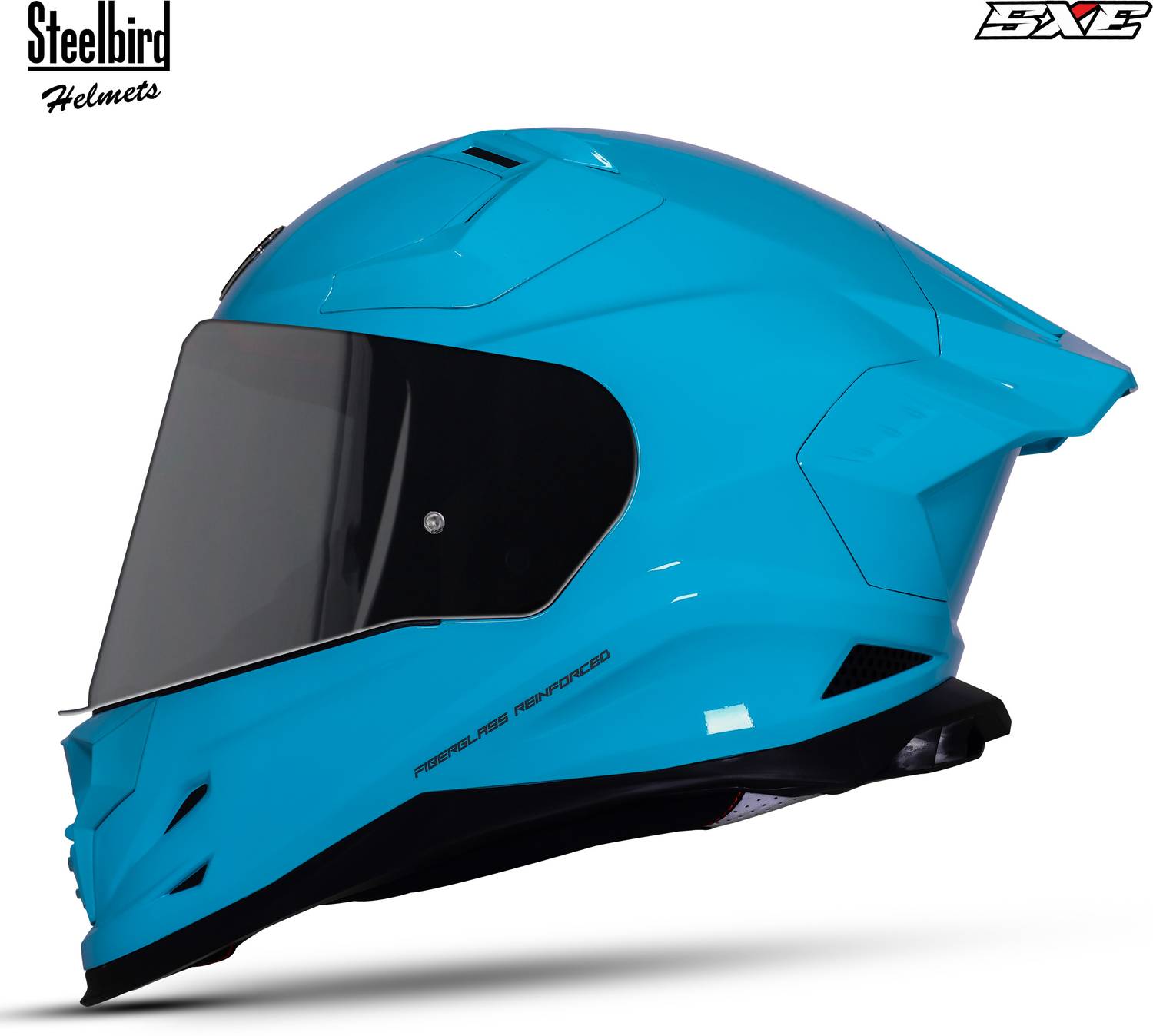 Steelbird SBH 61 SXE ISI and Dot Certified Full Face Motorbike