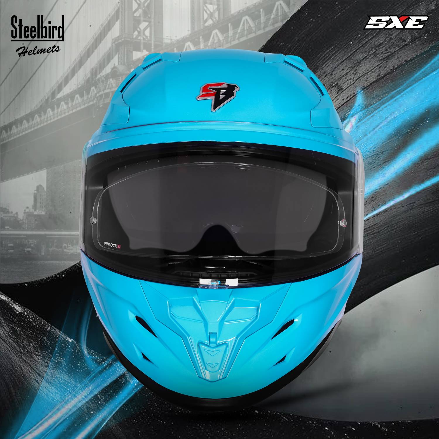 Steelbird SBH 61 SXE Pinlock ISI and Dot Certified Full Face