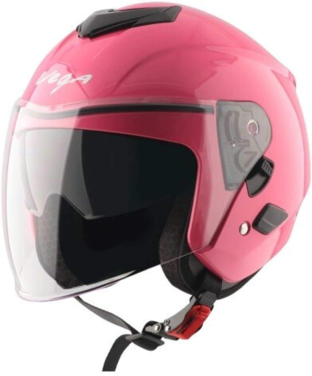 Image of VEGA VO-04 Punch DV Open Face Helmet-Pink-M Motorbike Helmet