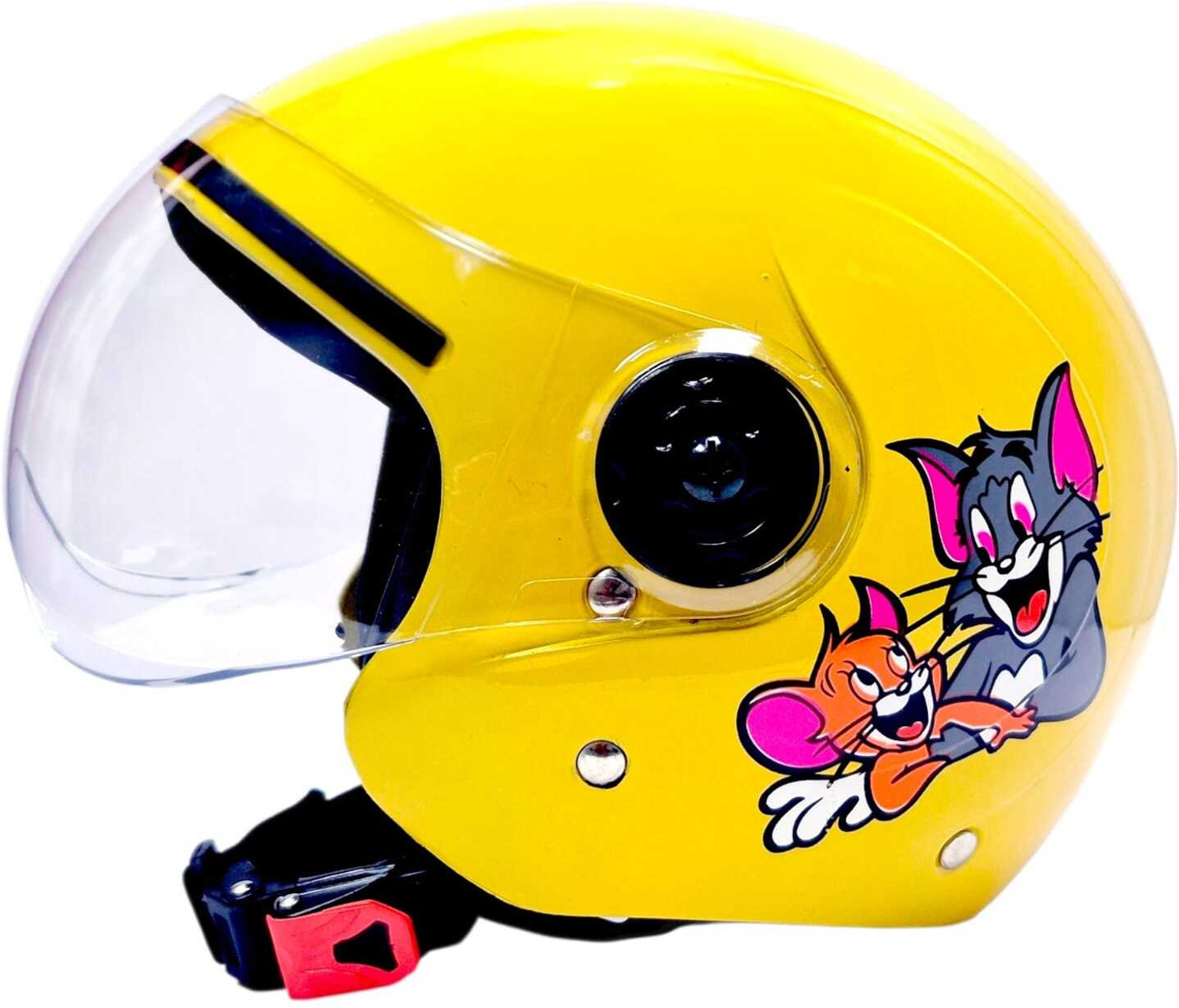 Image of 4U SUPREME DHOOM for Kids Boys & Girls ISI Certified ABS with Unbreakable Visor Motorbike Helmet