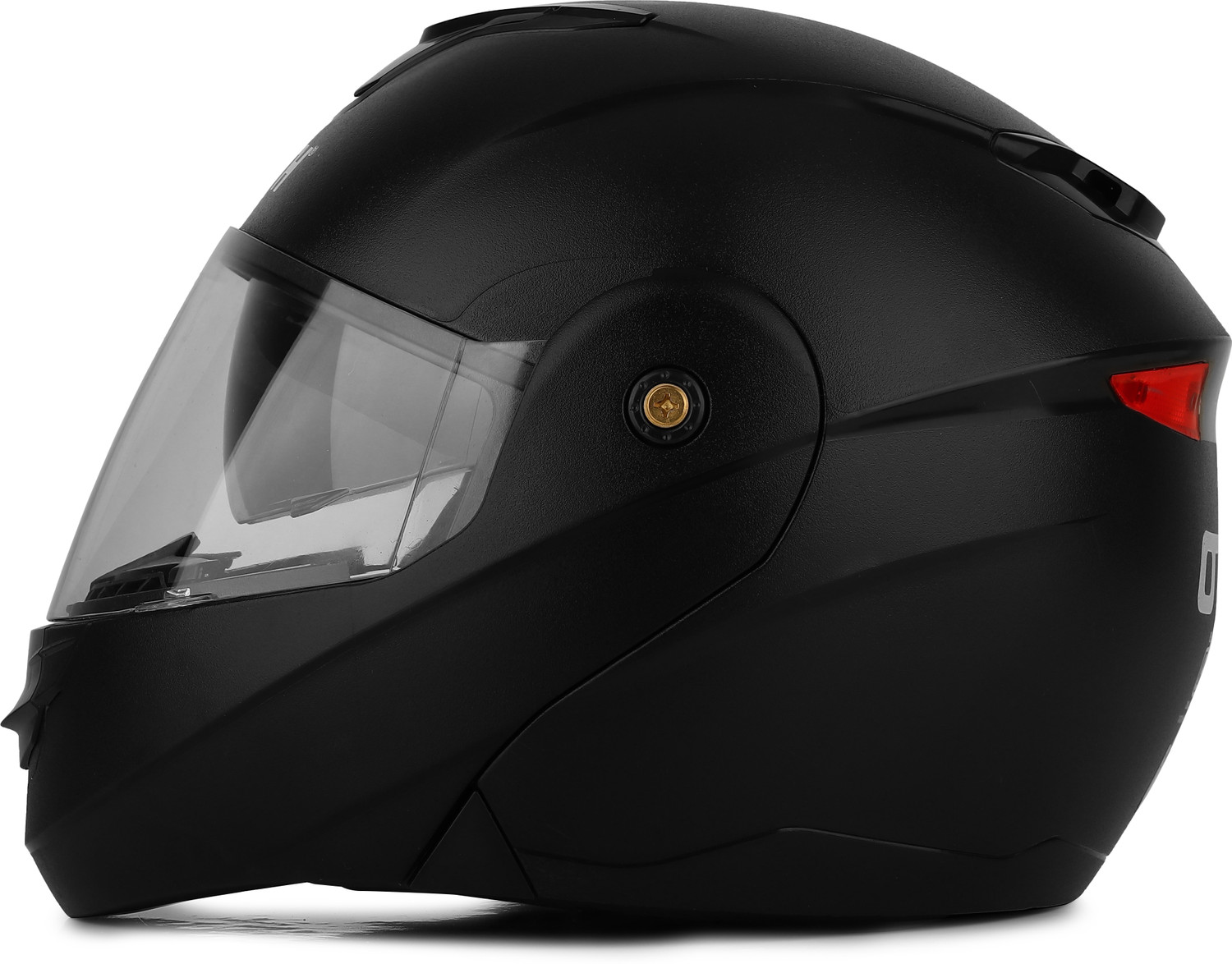 Image of OTH Flip Up Helmet for Men | ISI Certified | Anti-Scratch, UV Resistant Motorbike Helmet