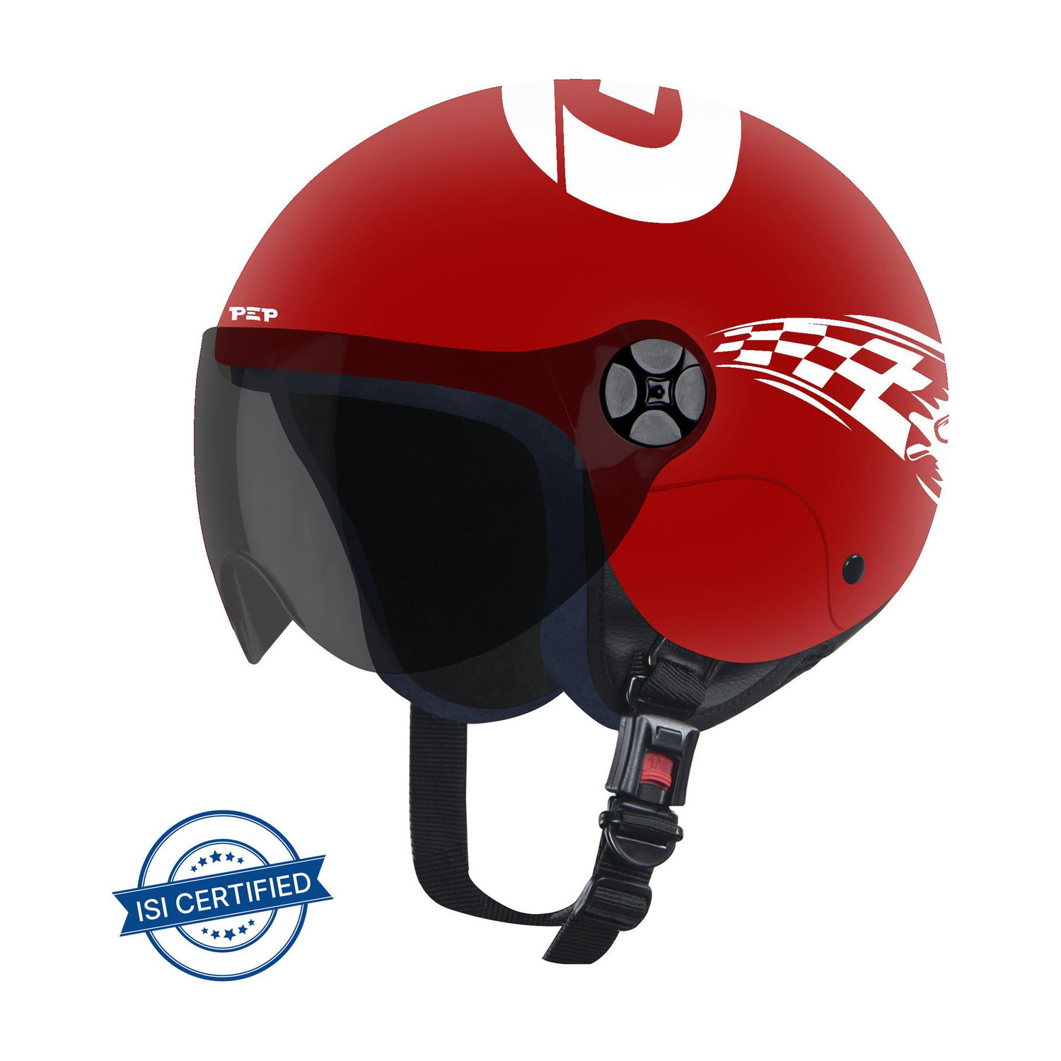 Image of Steelbird PEP Gokart Open Face Helmet for Kids of Less then 3 Year Old, 500 MM Motorbike Helmet