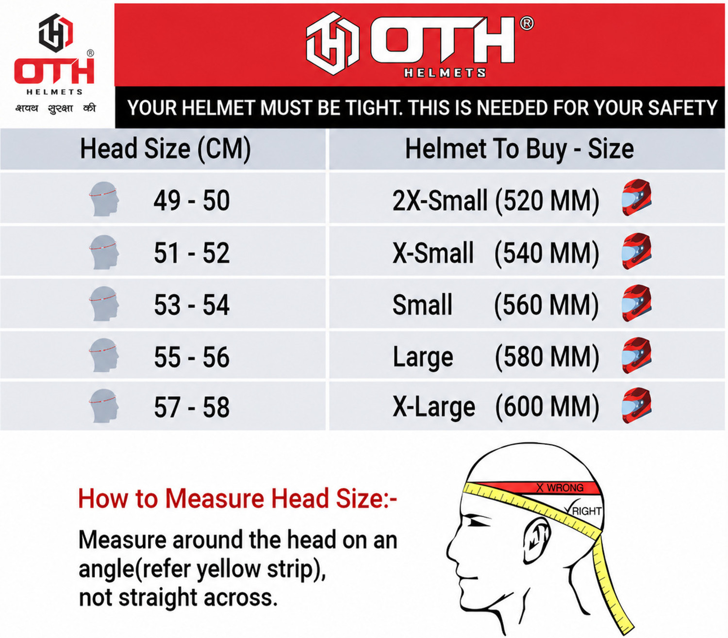 Image of OTH Flip Up Helmet for Men | ISI Certified | Anti-Scratch, UV Resistant Motorbike Helmet