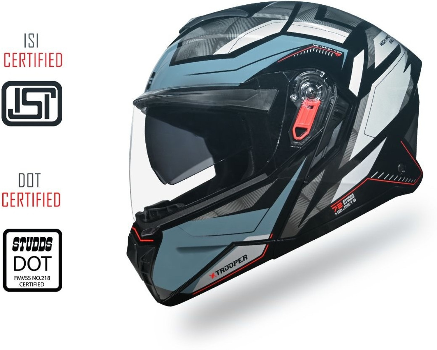 Image of STUDDS Trooper D2 Motorbike Helmet