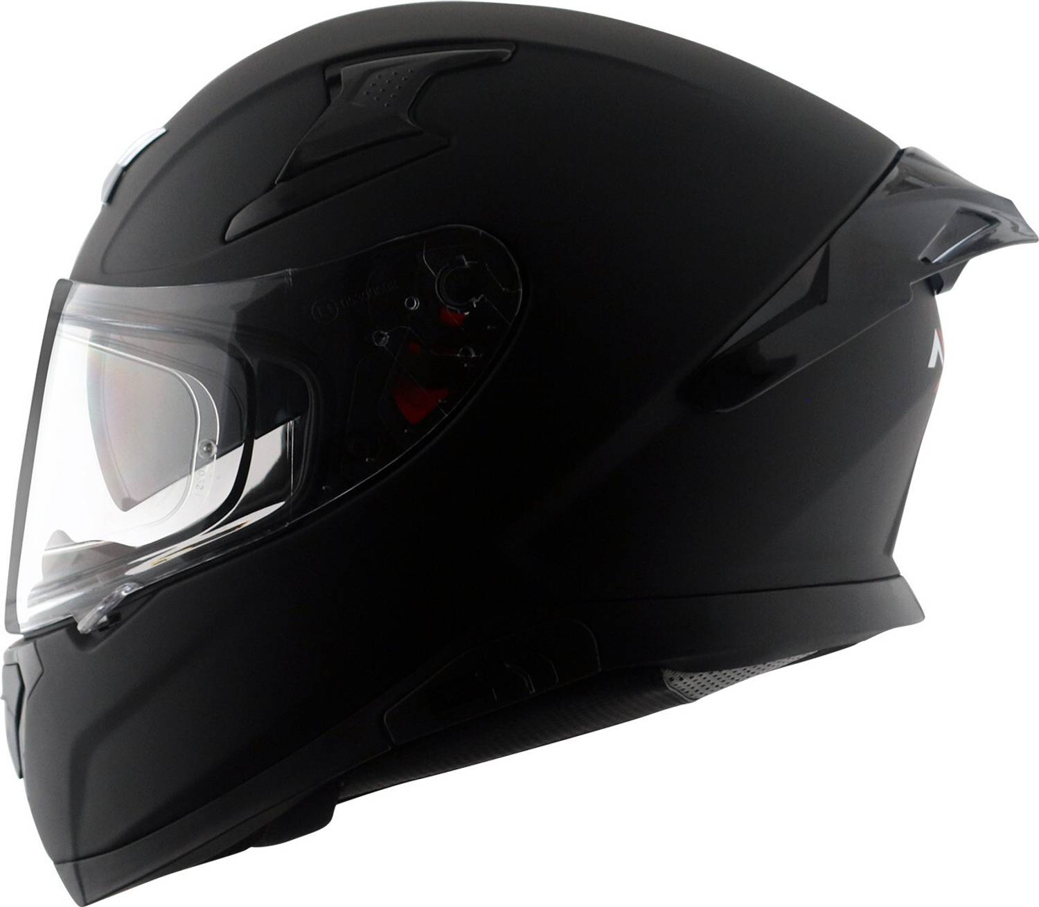 Axor Apex Solid Motorbike Helmet Black