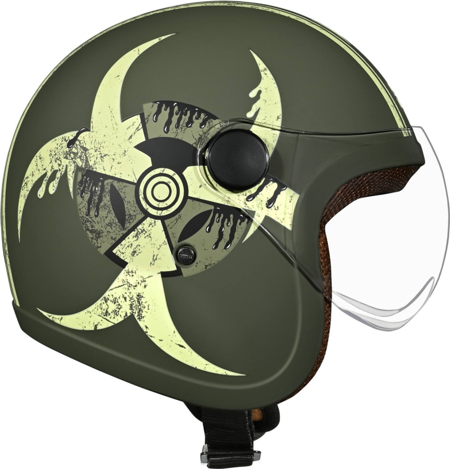 Image of STUDDS Jet Toxic Open Face ISI Certified Helmet for Men and Women Motorbike Helmet