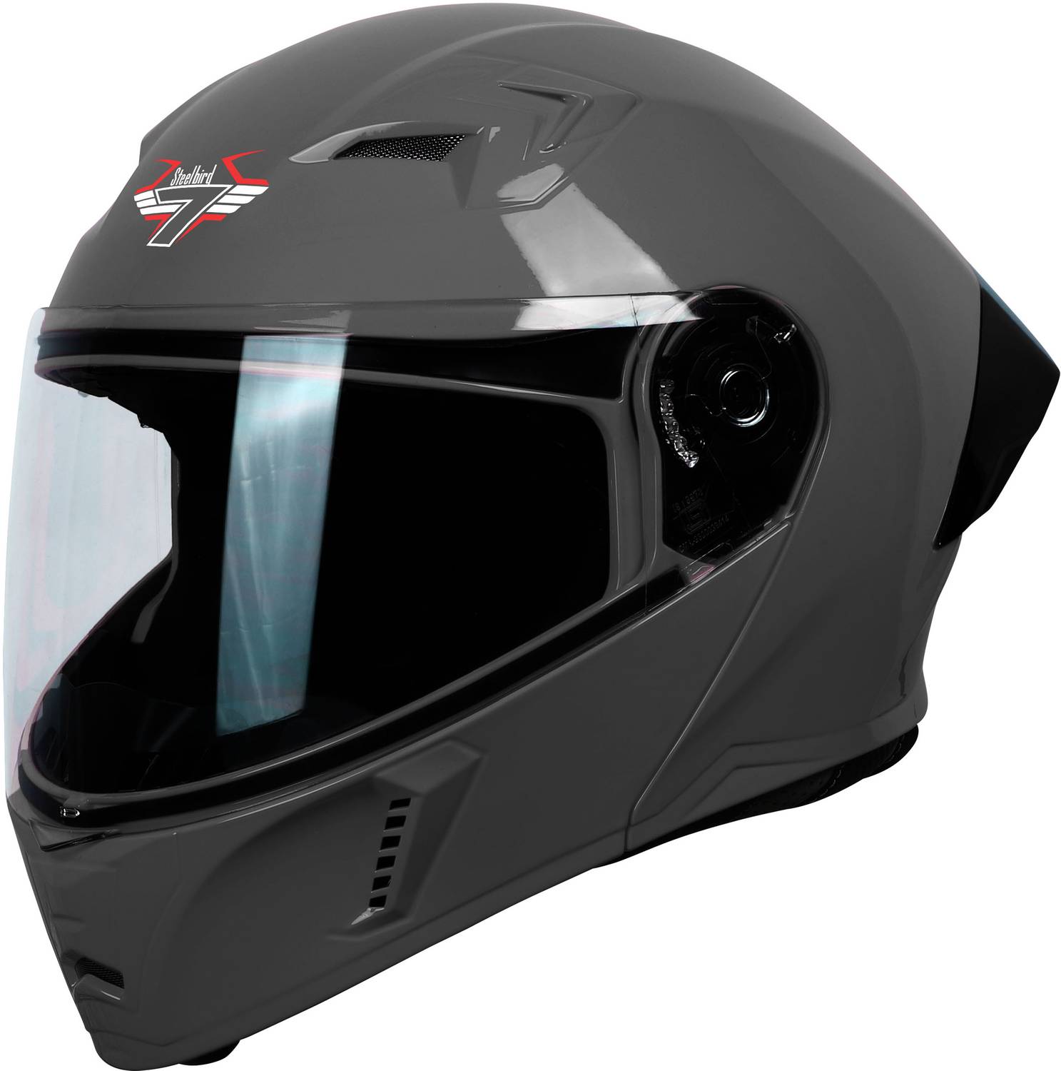Steelbird SBA-20 7Wings Flip-Up Helmet Black - Image 4