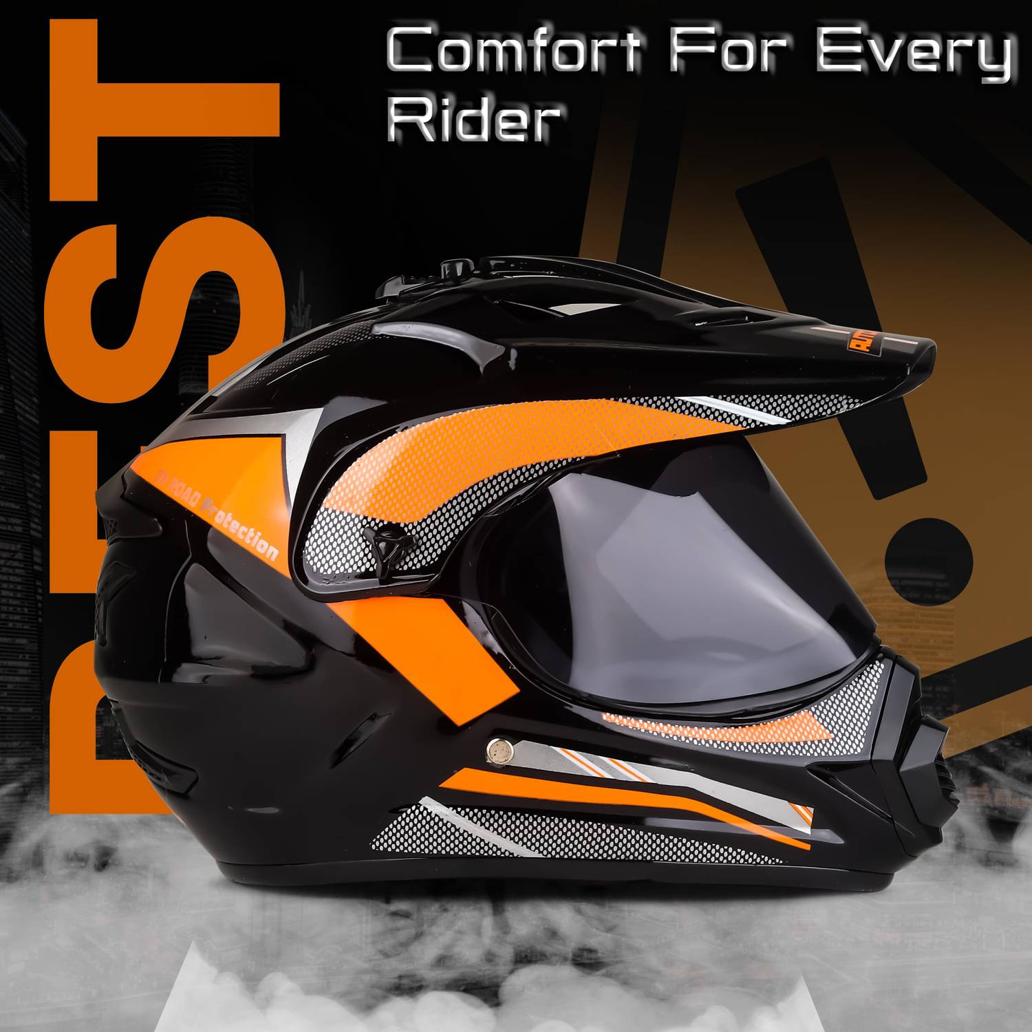 Agx Autogreen X8 With Polycarbonate Visor Unisex Helmet Motorbike Helmet