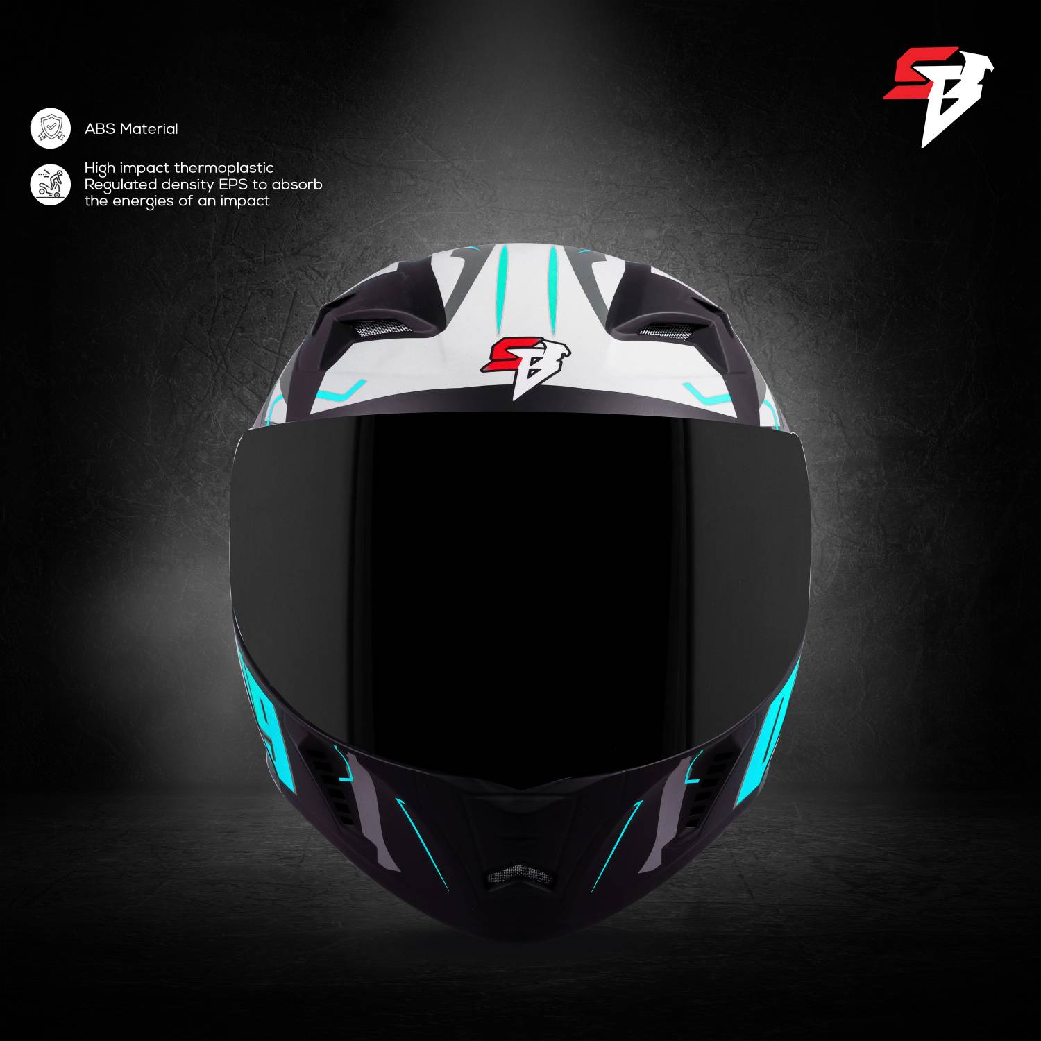 Steelbird SBA-20 09 Flip-Up Graphic Helmet - Image 3
