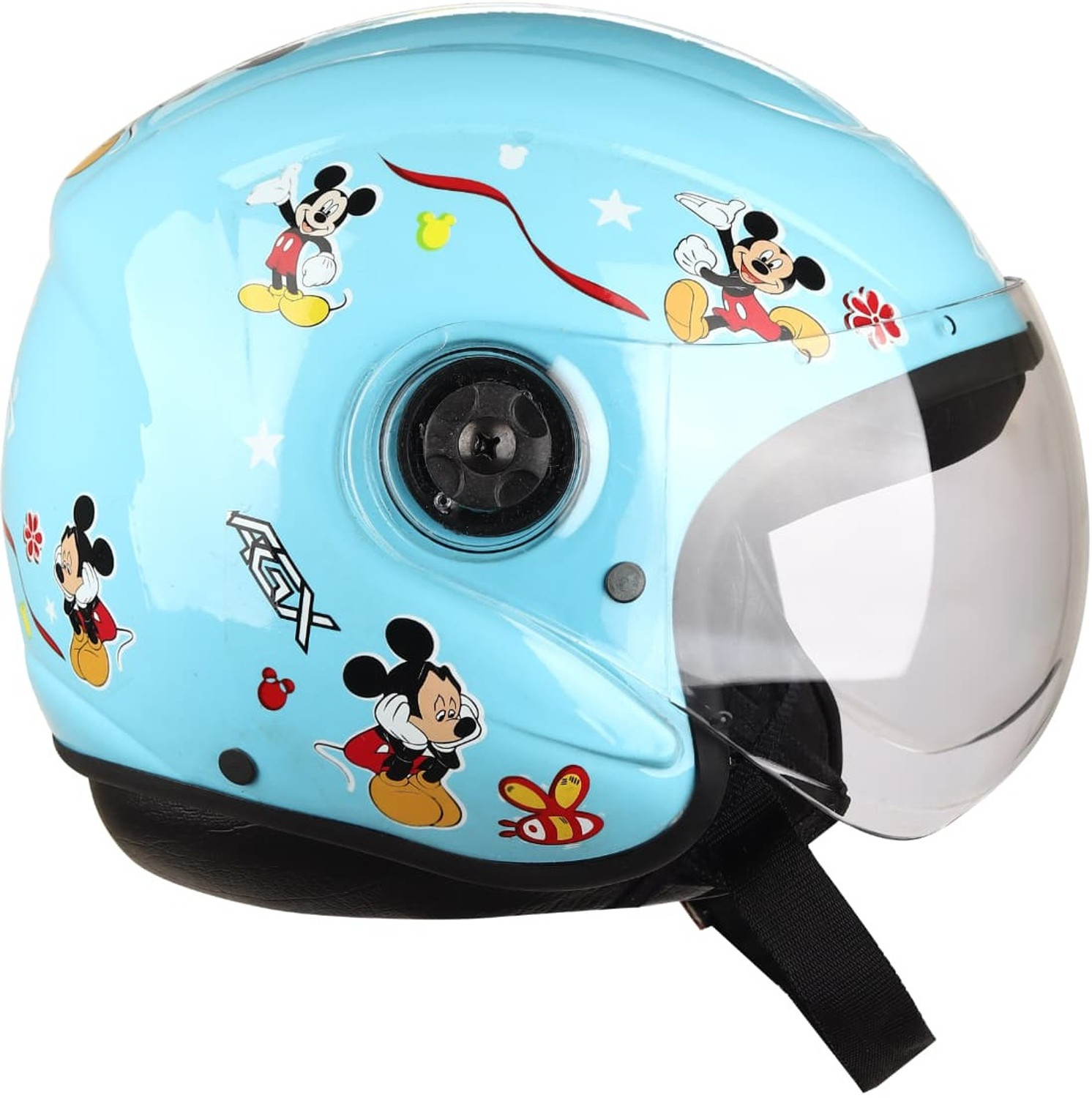 Image of Agx ABS Material Unisex with Unbreakable Visor Motorbike Helmet