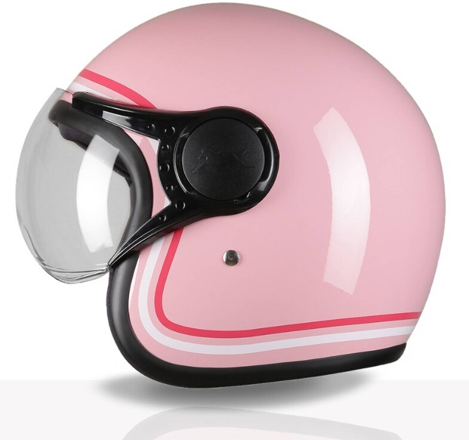 TVS MissFit Women's Motorbike Helmet - Pink - Image 5