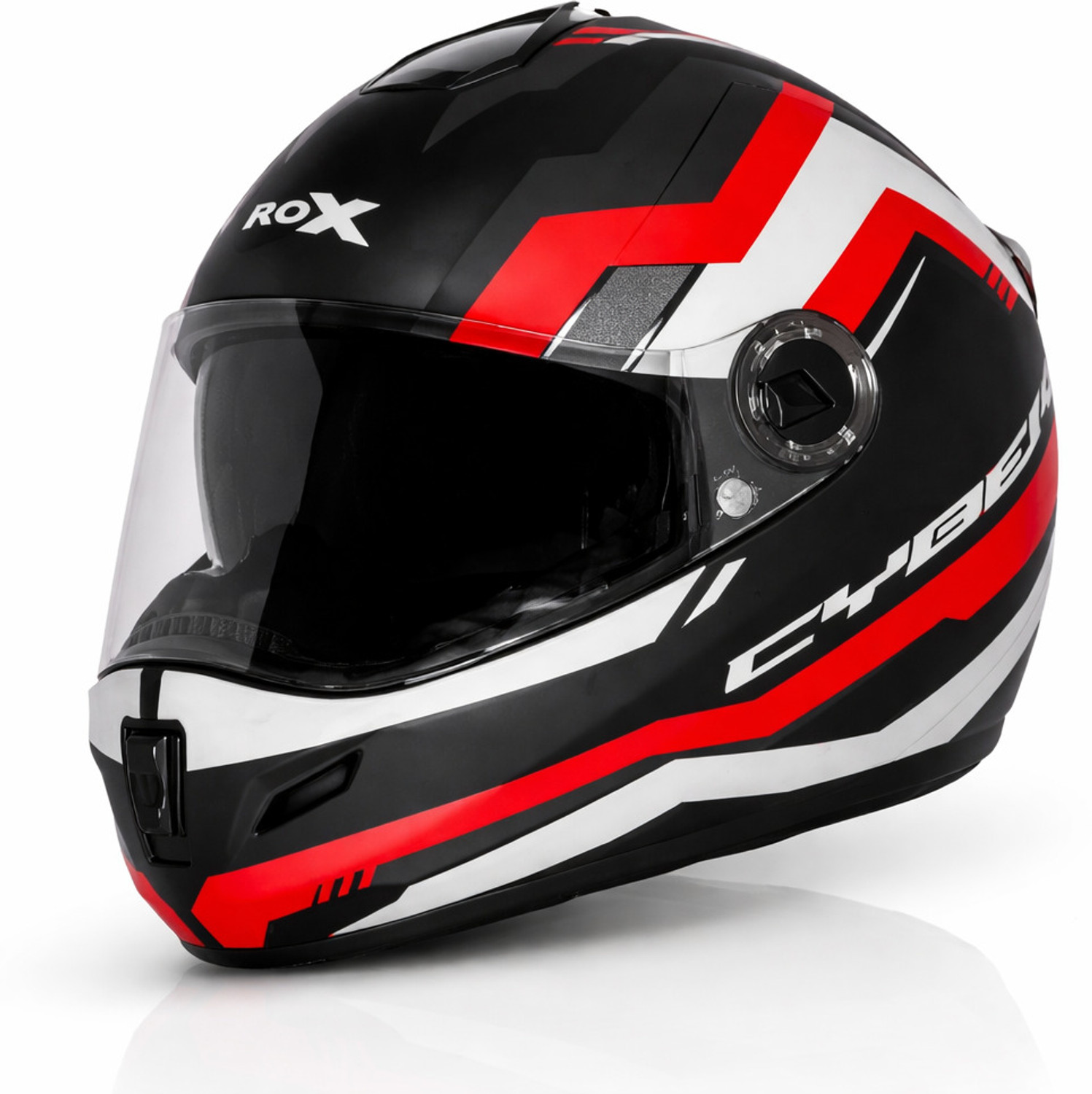 Image of Steelbird Air SBH-34 ISS Rox Cyber ISI Certified Full Face helmet for men 600mm Large Motorbike Helmet