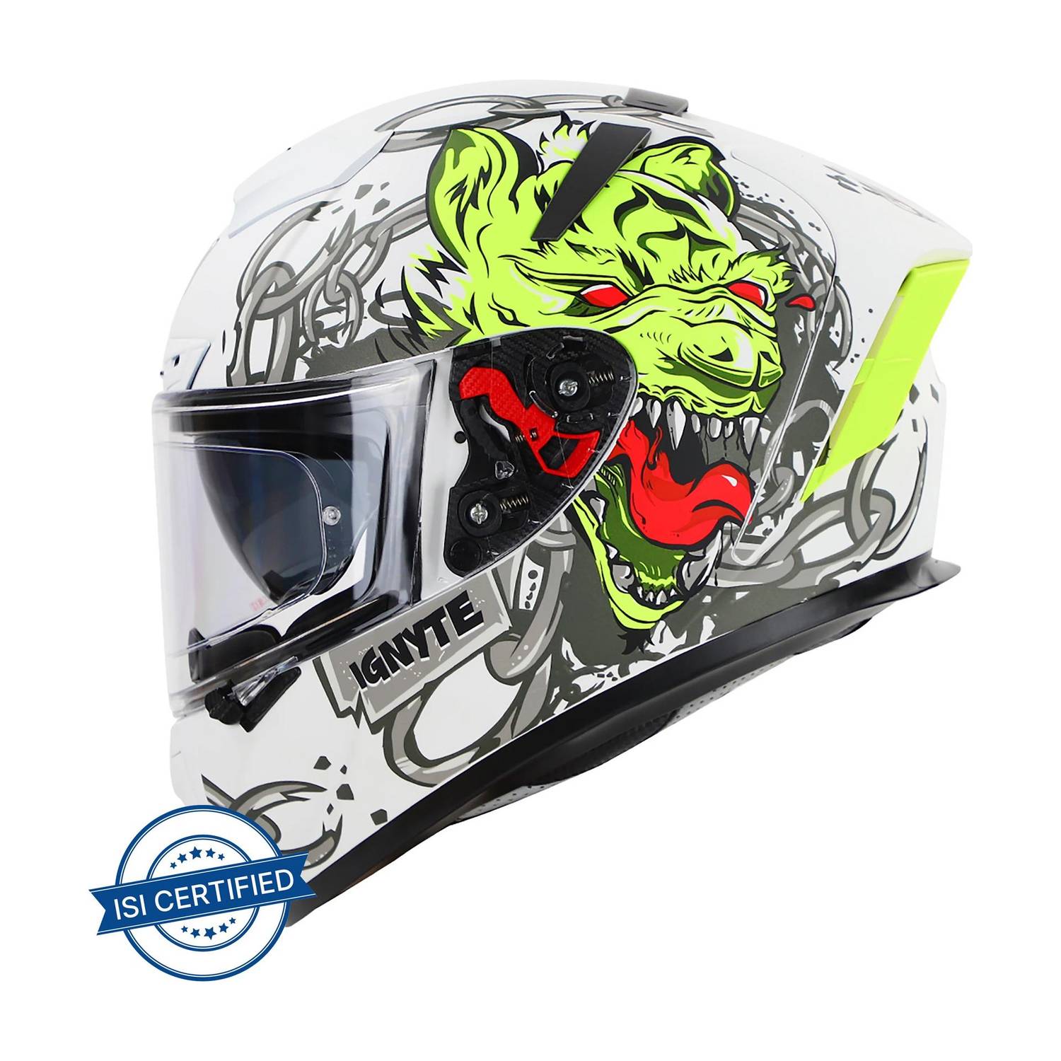 IGNYTE IGN-4 Hyena Full Face Graphics Helmet - Image 1