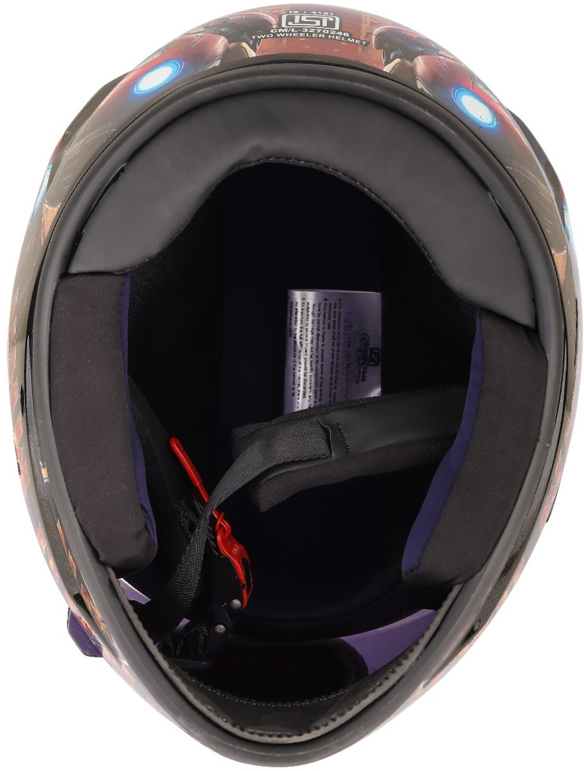 Image of IRONVAULT Fighter ABS Material with and Unbreakable PC Visor Motorbike Helmet