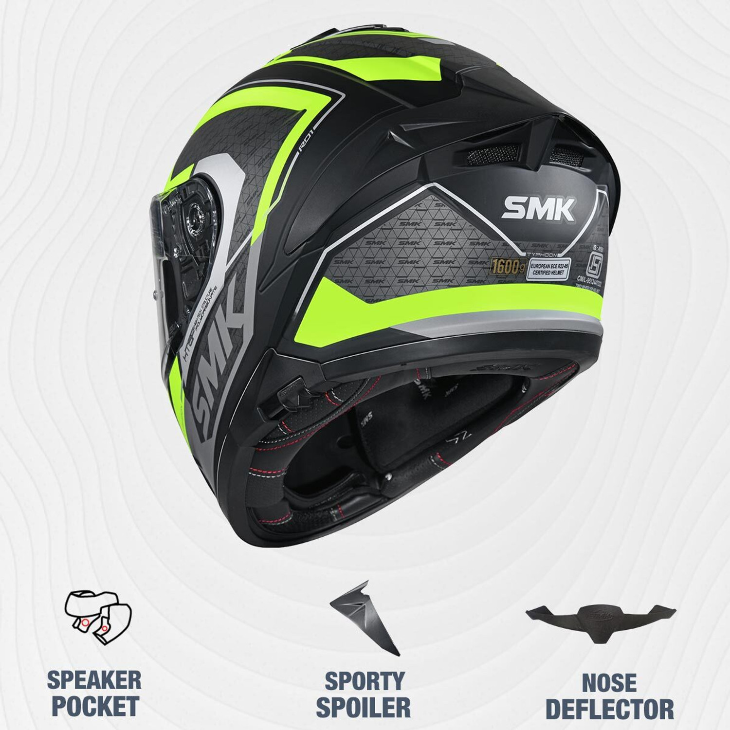 Image of SMK Typhoon RD1 Motorbike Helmet