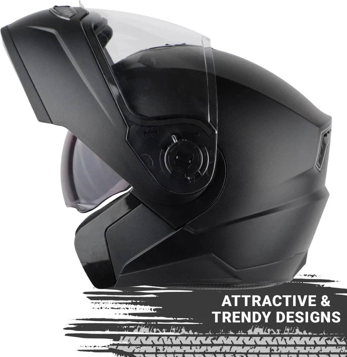 Steelbird SBA-7 7Wings Flip-Up Motorbike Helmet - Image 4