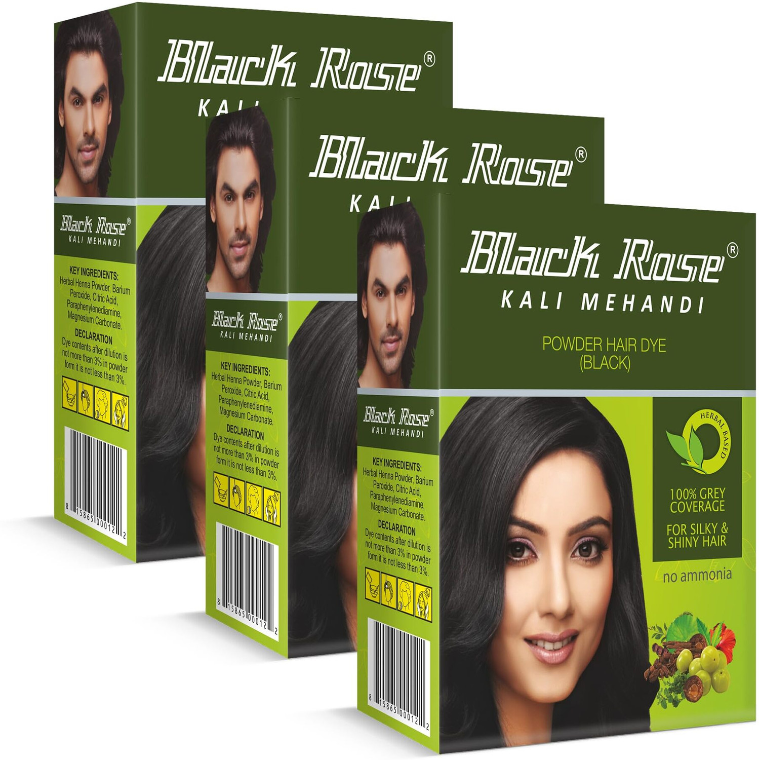 Image of black rose Kali mehndi