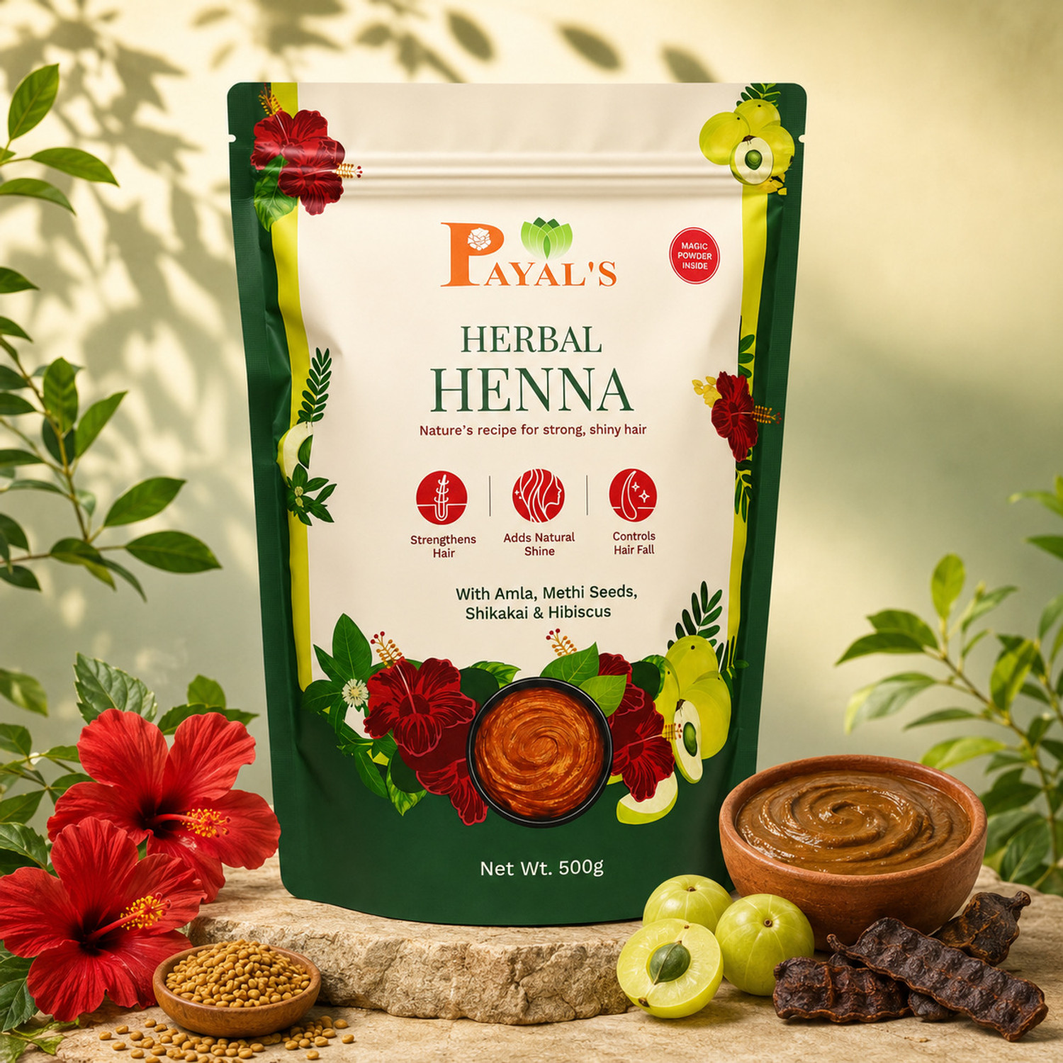Image of PAYAL'S Herbal Henna 500gm