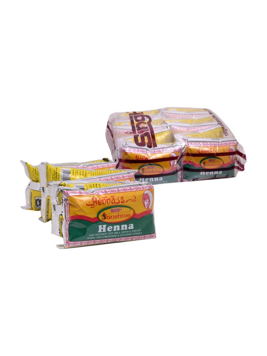 singh SUNSHINE HENNA MEHANDI POWDER (50GM x 20 pkt) - Price in
