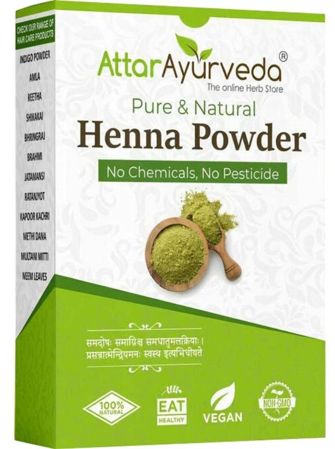 Attar Ayurveda Natural Henna powder for hair