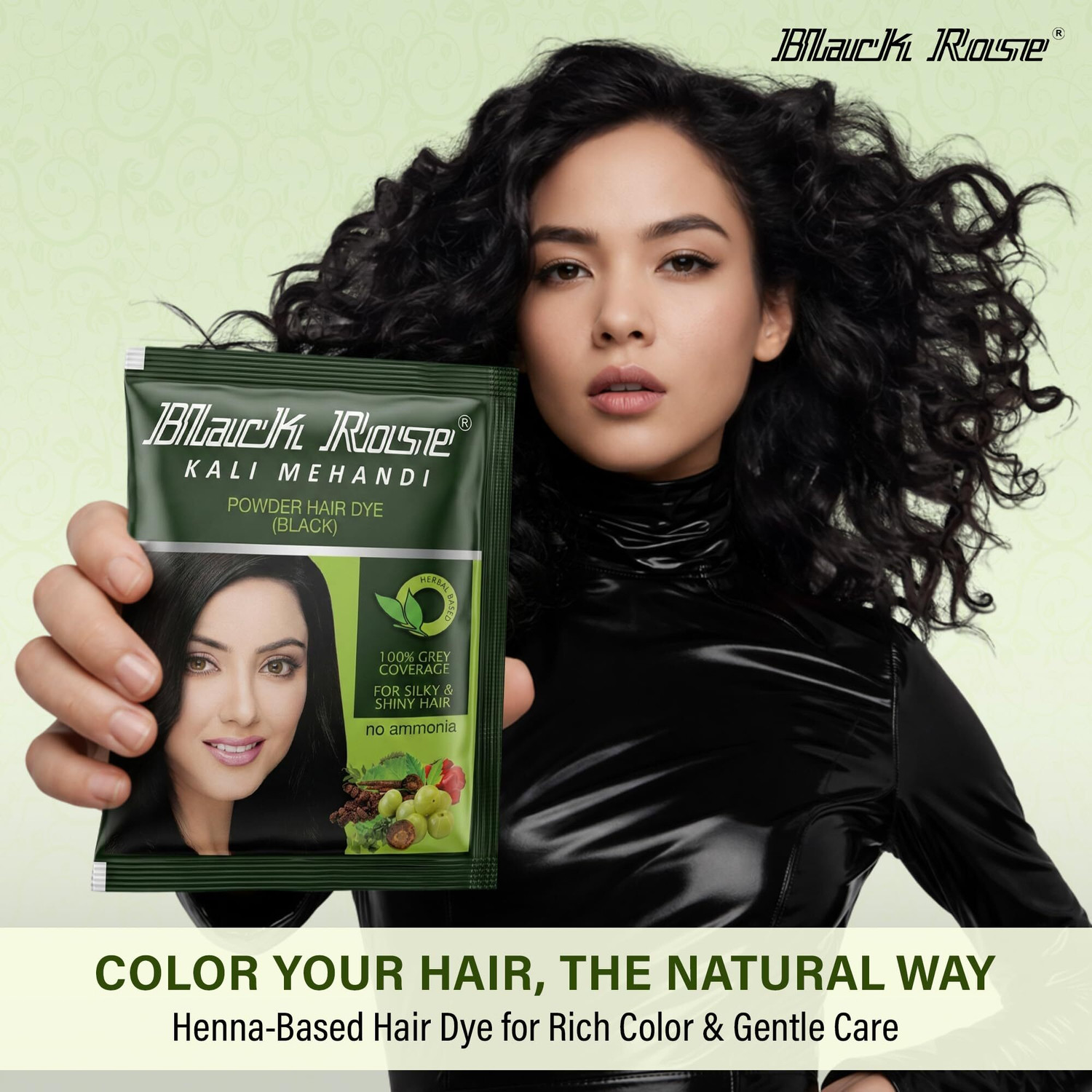 Image of black rose Kali mehndi